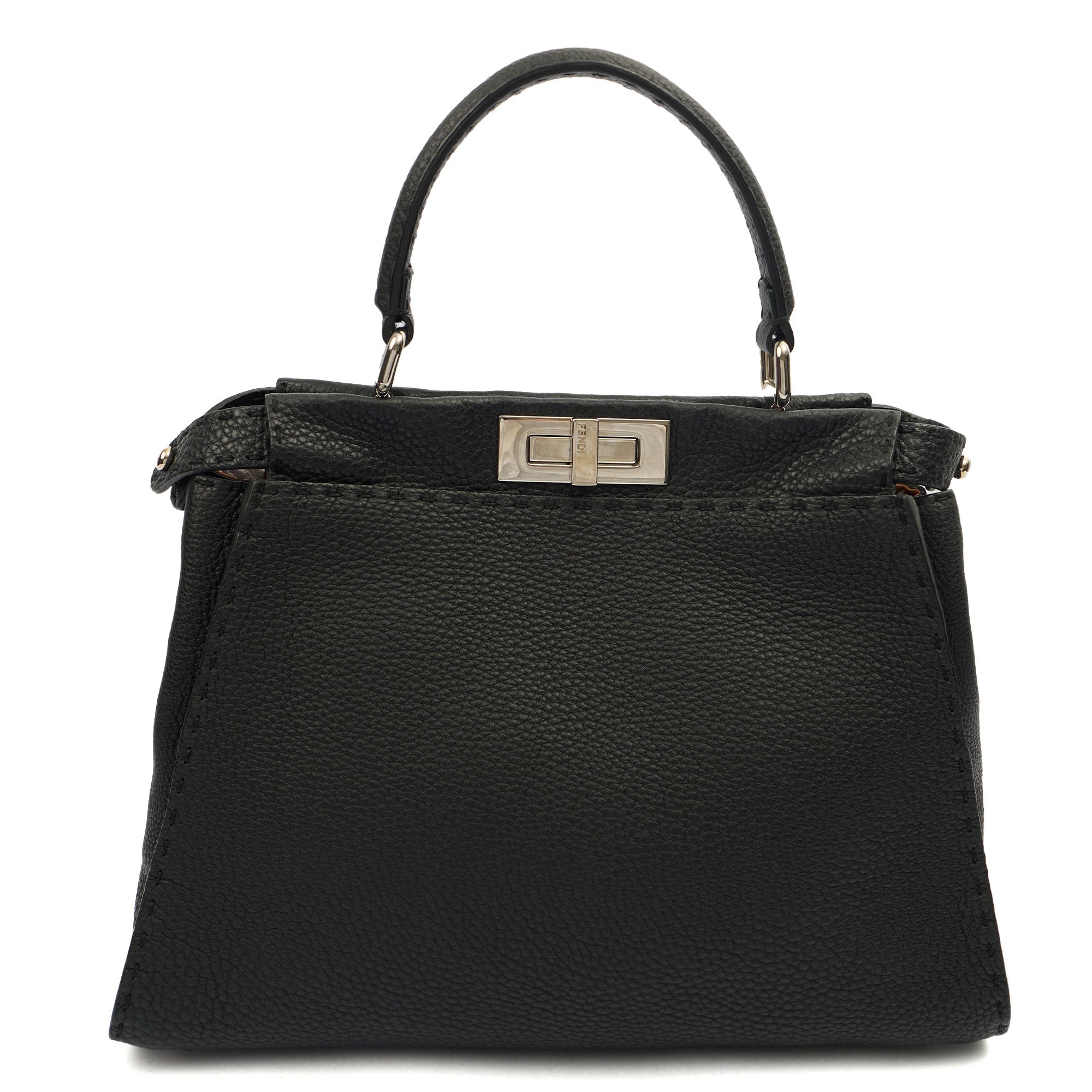 Fendi Tote Peekaboo - Medium in Black, Leather