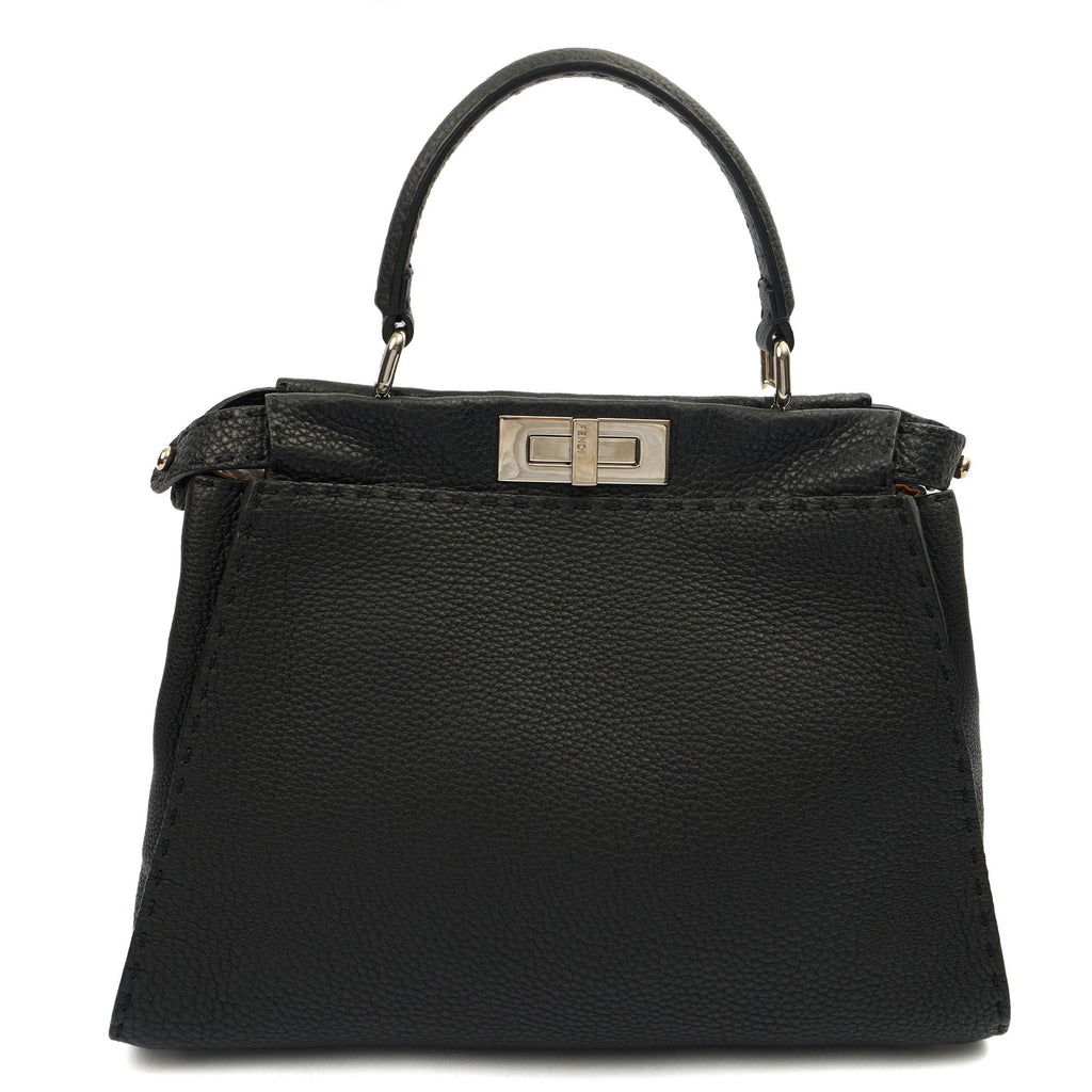 Fendi Tote Peekaboo - Medium in Black, Leather