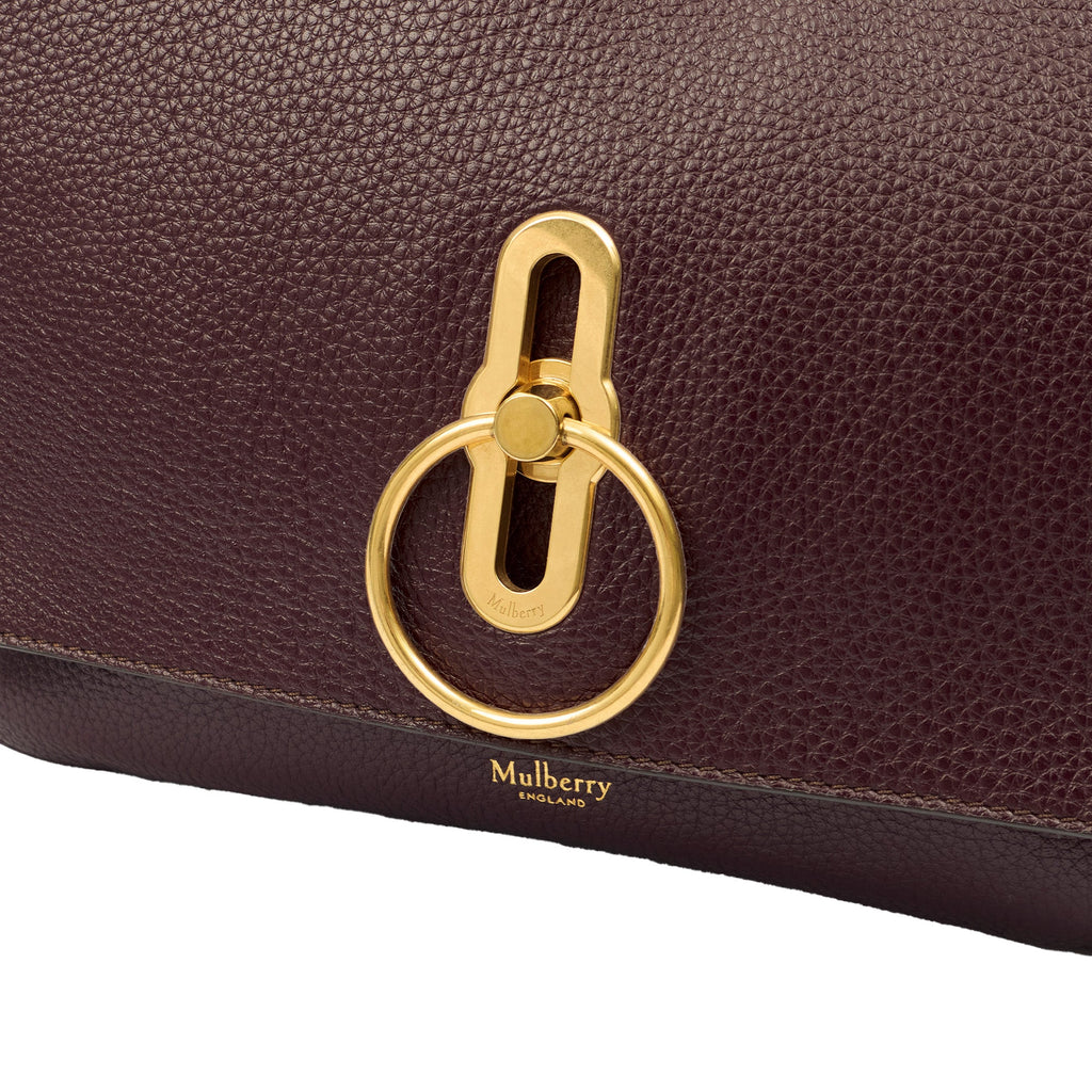 Mulberry Satchel Amberley in Oxblood, Leather