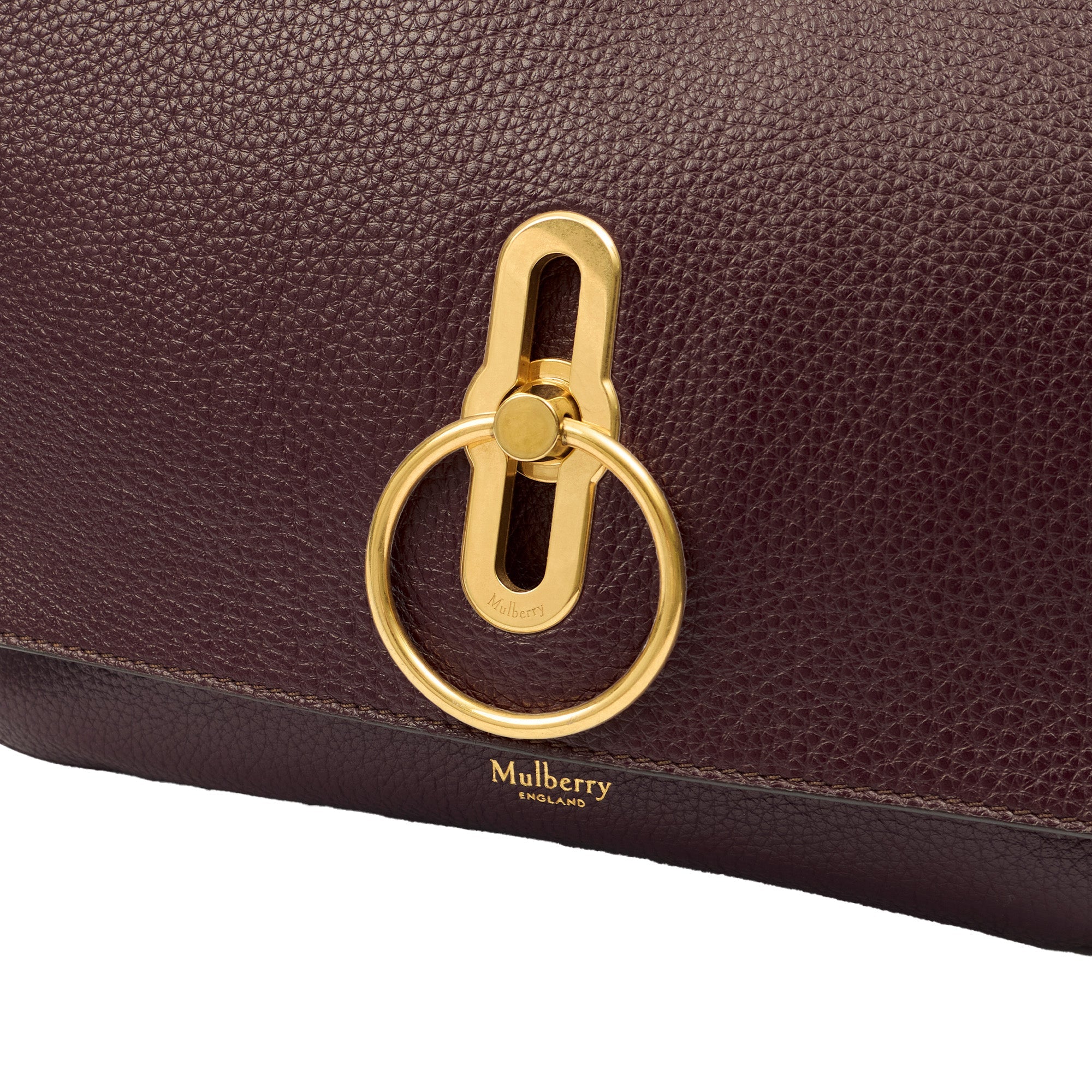 Mulberry Satchel Amberley in Oxblood, Leather