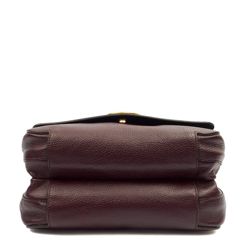 Mulberry Satchel Amberley in Oxblood, Leather