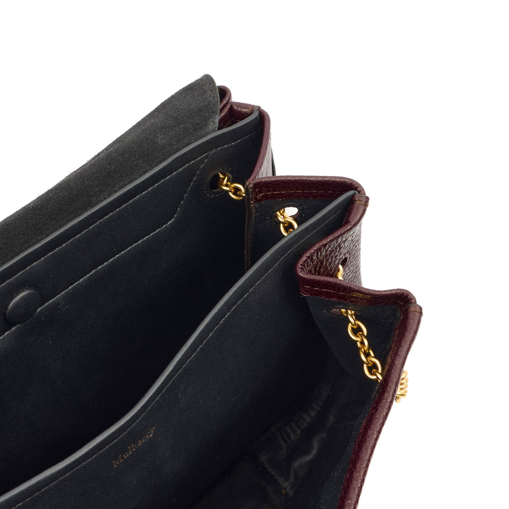 Mulberry Satchel Amberley in Oxblood, Leather