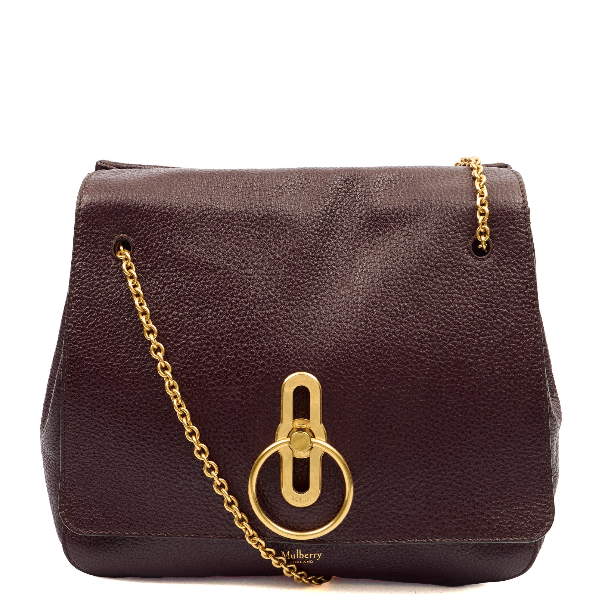 Mulberry Satchel Amberley in Oxblood, Leather