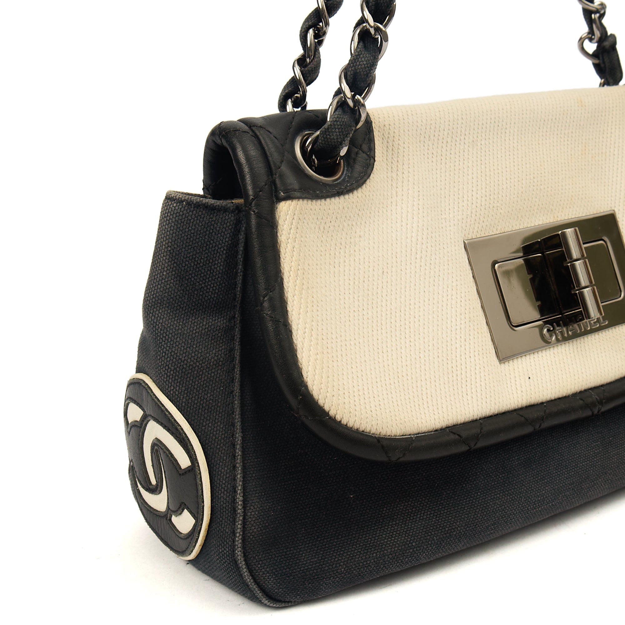 Chanel Shoulder Bag No.5 Giant Mademoiselle Bag in Multi, Canvas