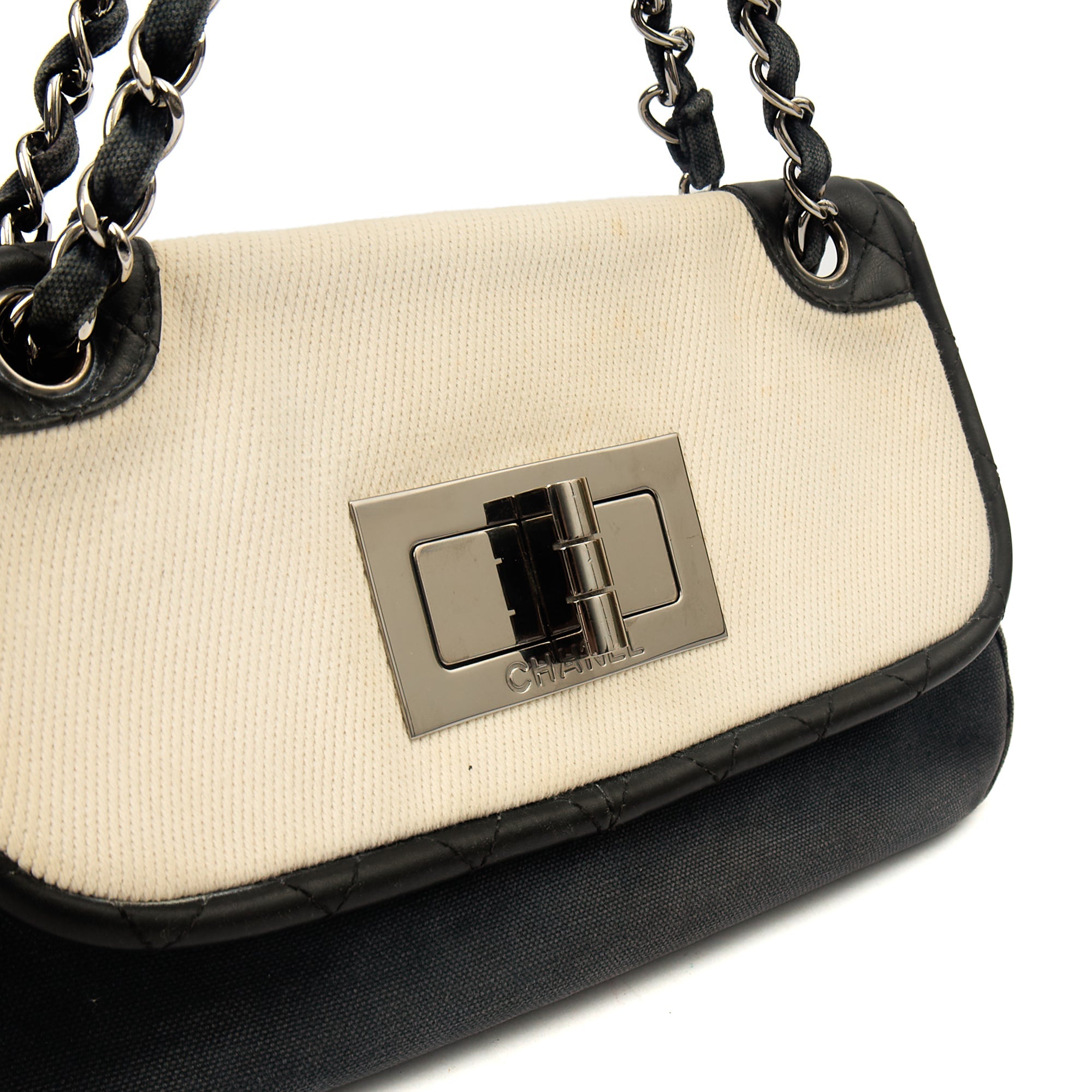 Chanel Shoulder Bag No.5 Giant Mademoiselle Bag in Multi, Canvas