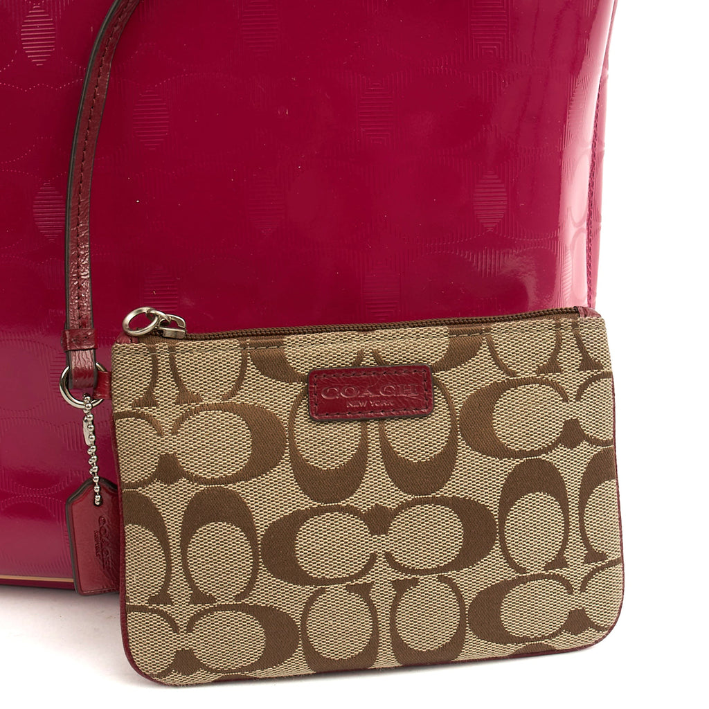 Coach Tote Market Tote in Pink, Leather