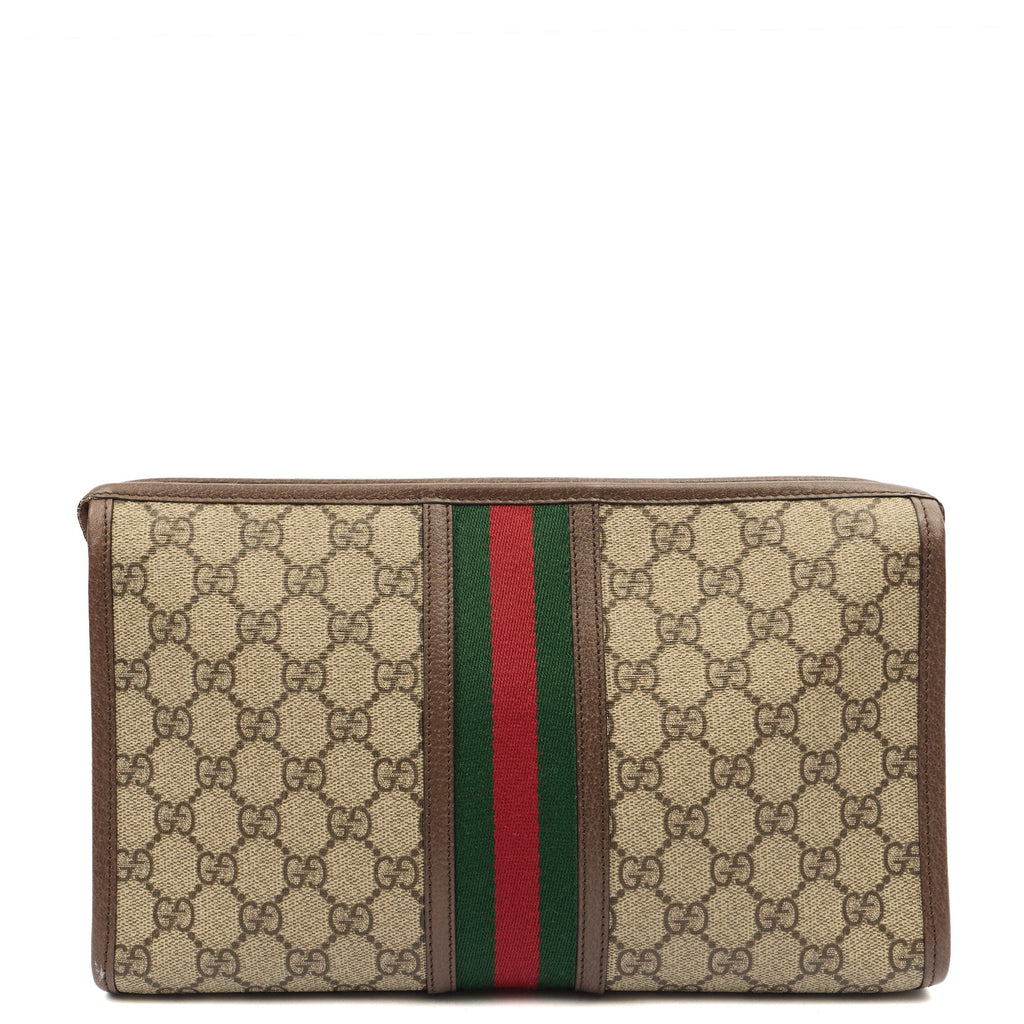 Gucci Clutch Ophidia GG Supreme Pouch in GG Supreme, GG Supreme Canvas