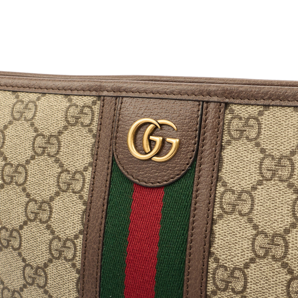 Gucci Clutch Ophidia GG Supreme Pouch in GG Supreme, GG Supreme Canvas