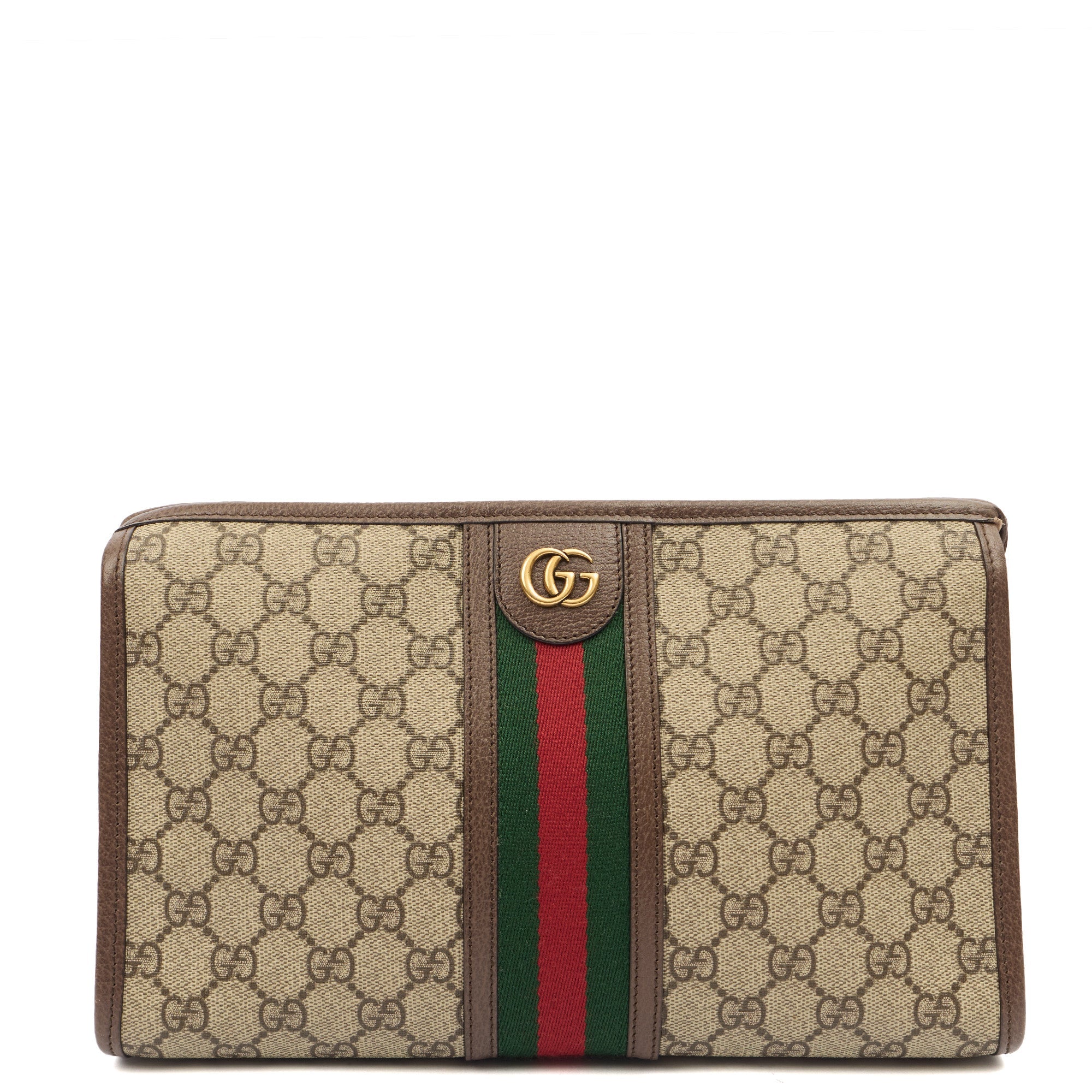 Gucci Clutch Ophidia GG Supreme Pouch in GG Supreme, GG Supreme Canvas