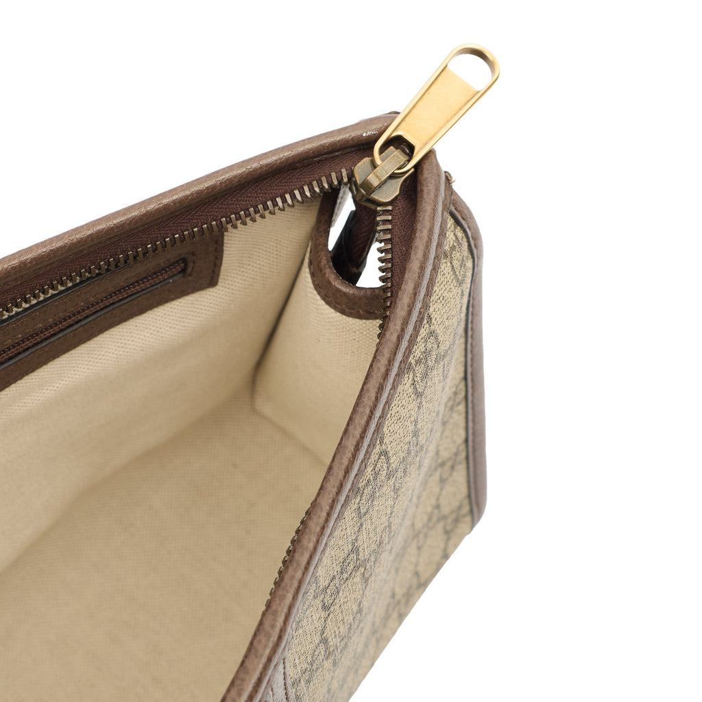 Gucci Clutch Ophidia GG Supreme Pouch in GG Supreme, GG Supreme Canvas
