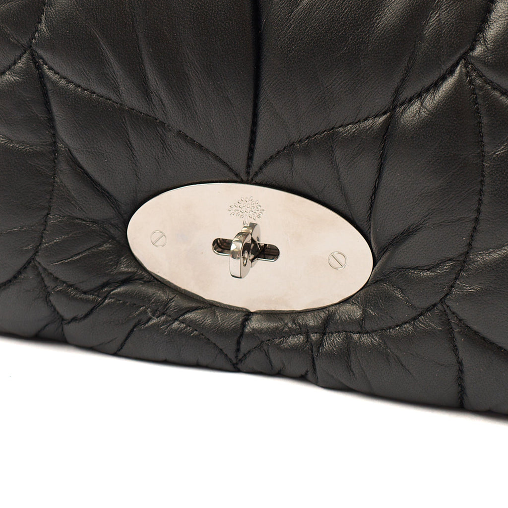 Mulberry Shoulder Bag Little Softie in Black, Calfskin Leather