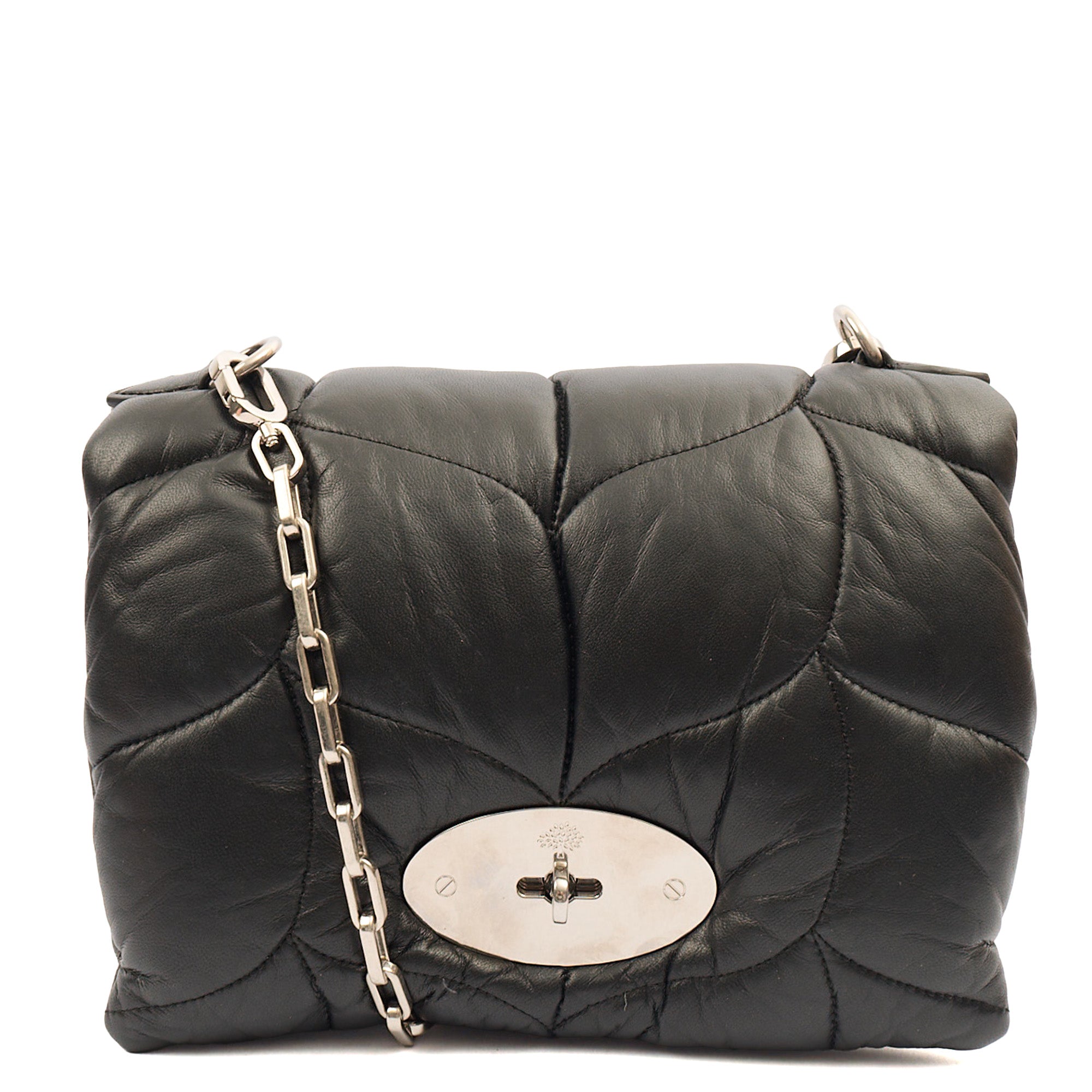 Mulberry Shoulder Bag Little Softie in Black, Calfskin Leather