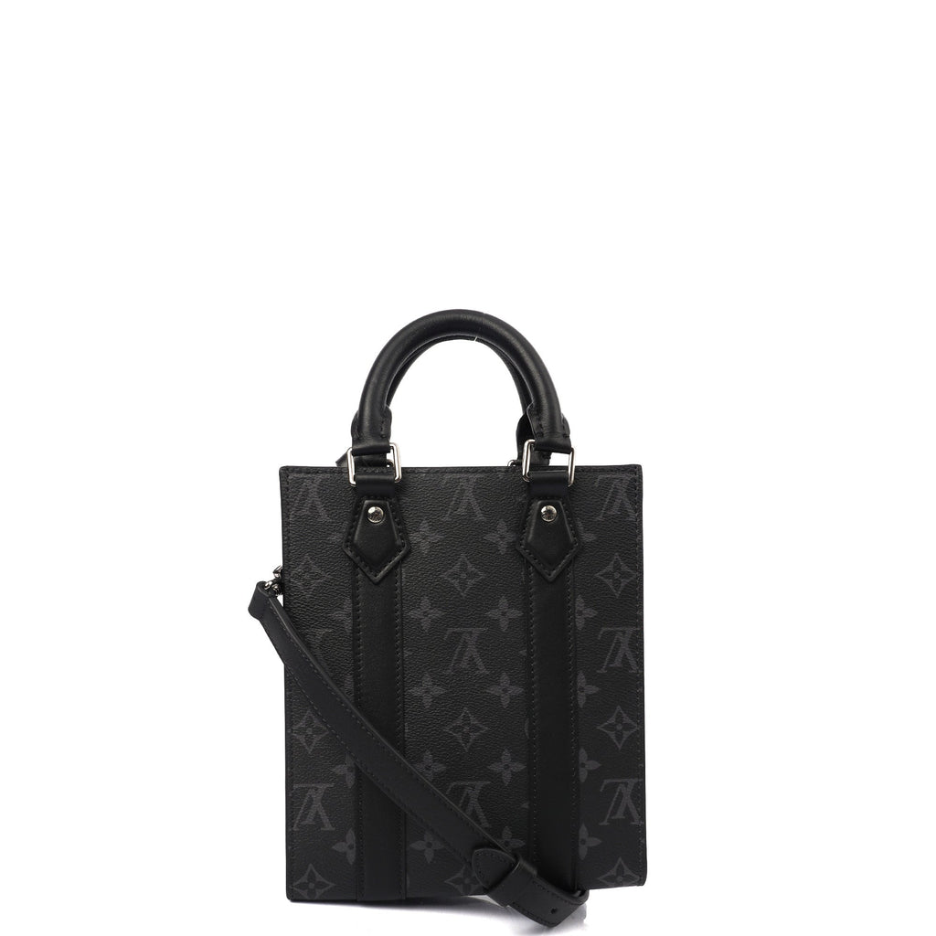 Louis Vuitton Tote Sac Plat in Monogram Eclipse, Canvas