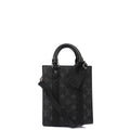 Louis Vuitton Tote Sac Plat in Monogram Eclipse, Canvas