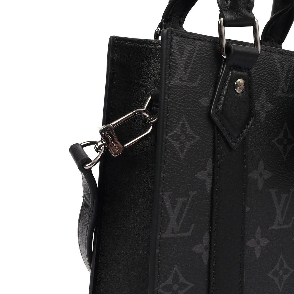 Louis Vuitton Tote Sac Plat in Monogram Eclipse, Canvas