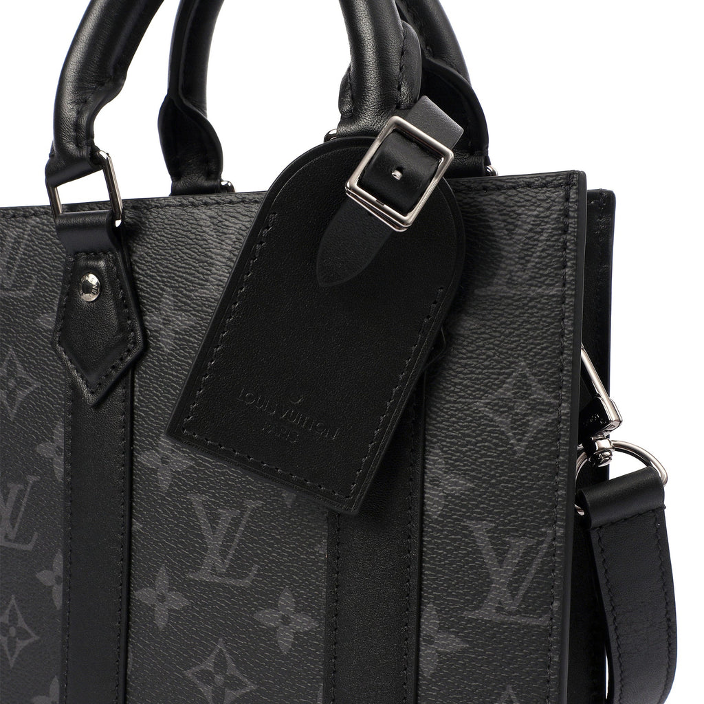 Louis Vuitton Tote Sac Plat in Monogram Eclipse, Canvas
