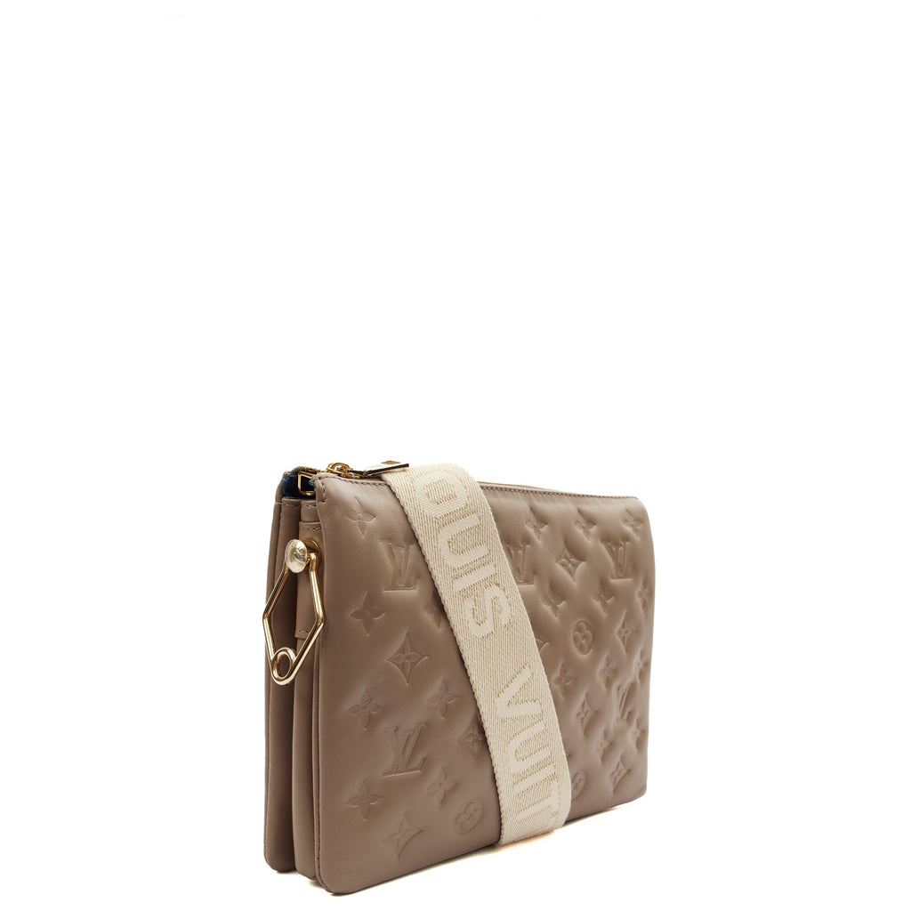 Louis Vuitton Cross Body Coussin PM in Brown, Empreinte Leather