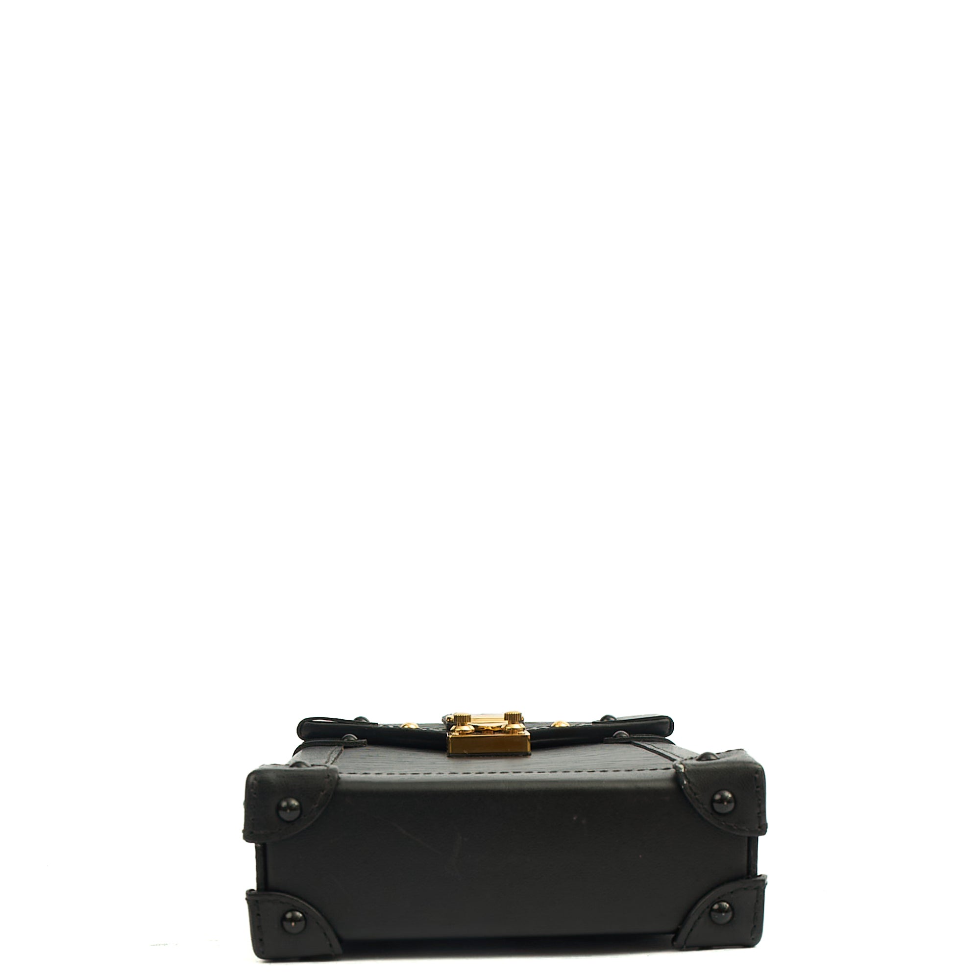 Louis Vuitton Cross Body Pochette Trunk Verticale  in Black, Epi Leather