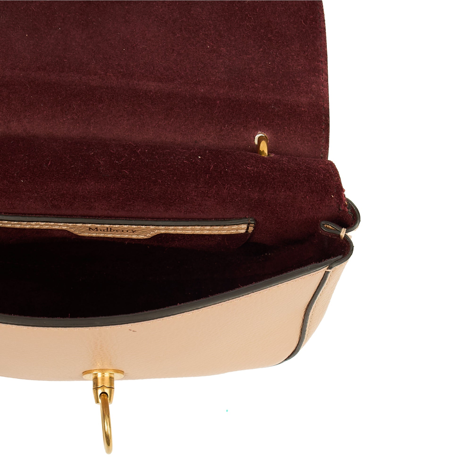 Mulberry Mini Bag Amberley Satchel - Mini in Rose Water, Leather