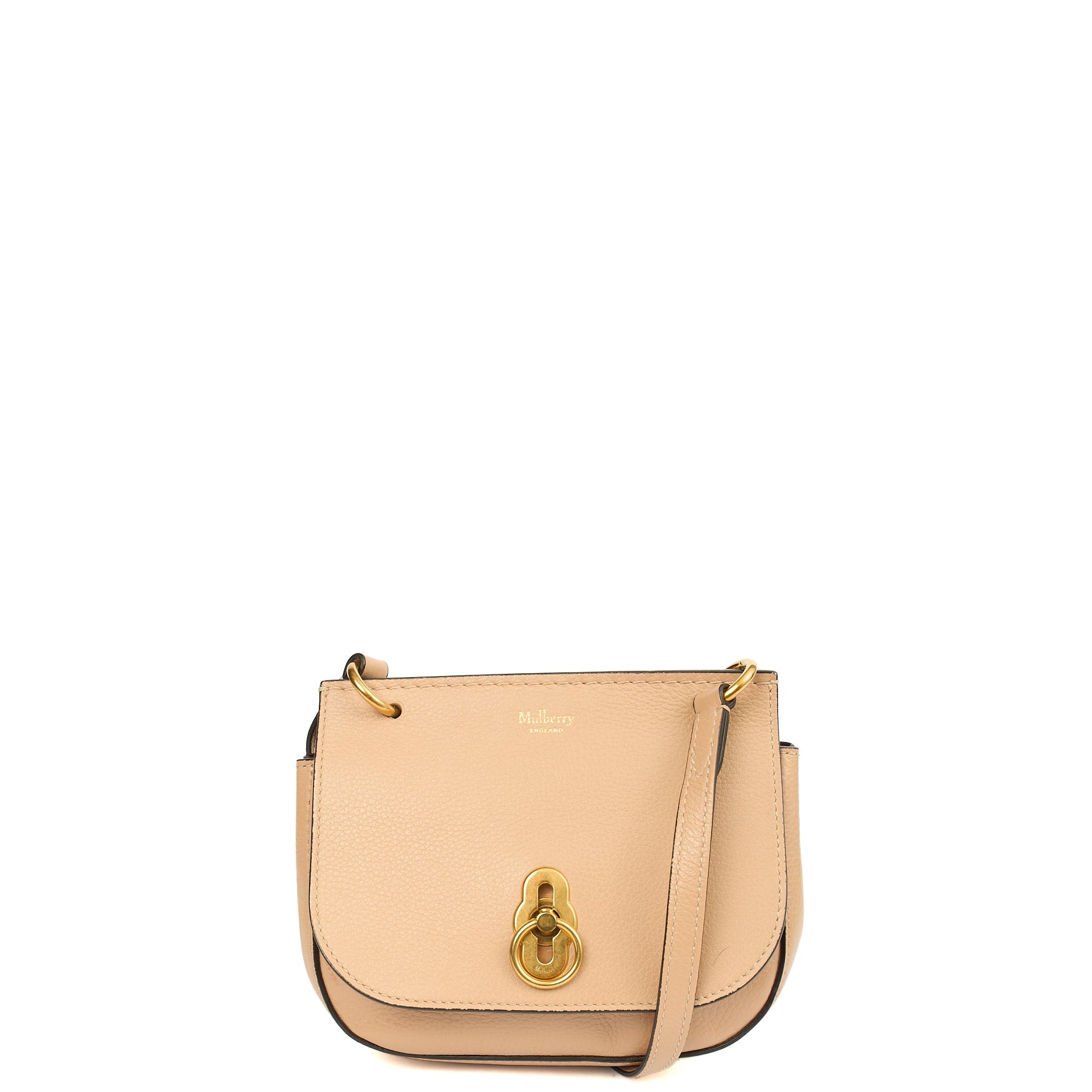 Mulberry Mini Bag Amberley Satchel - Mini in Rose Water, Leather