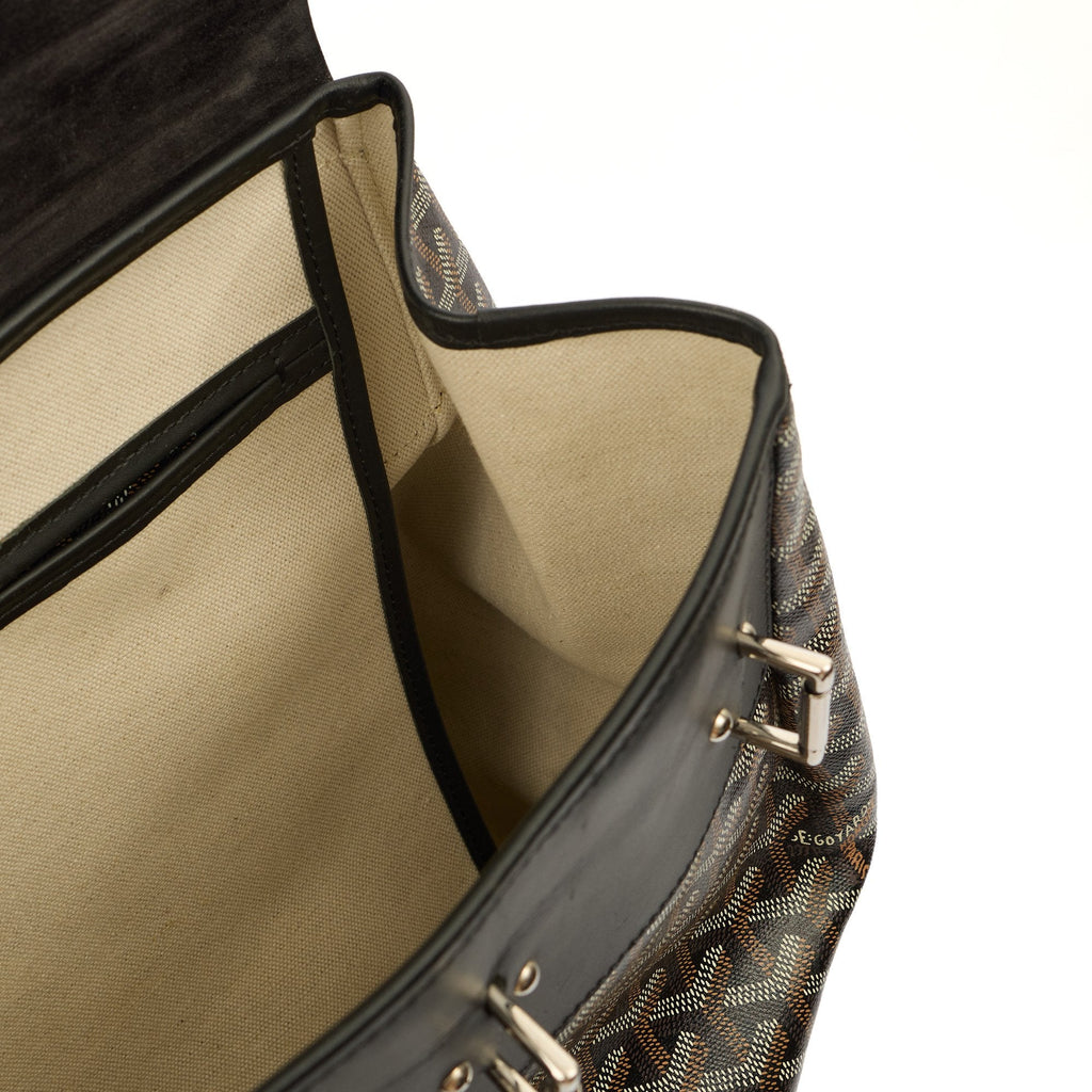 Goyard Backpack Steamer Backpack in Black, Leather