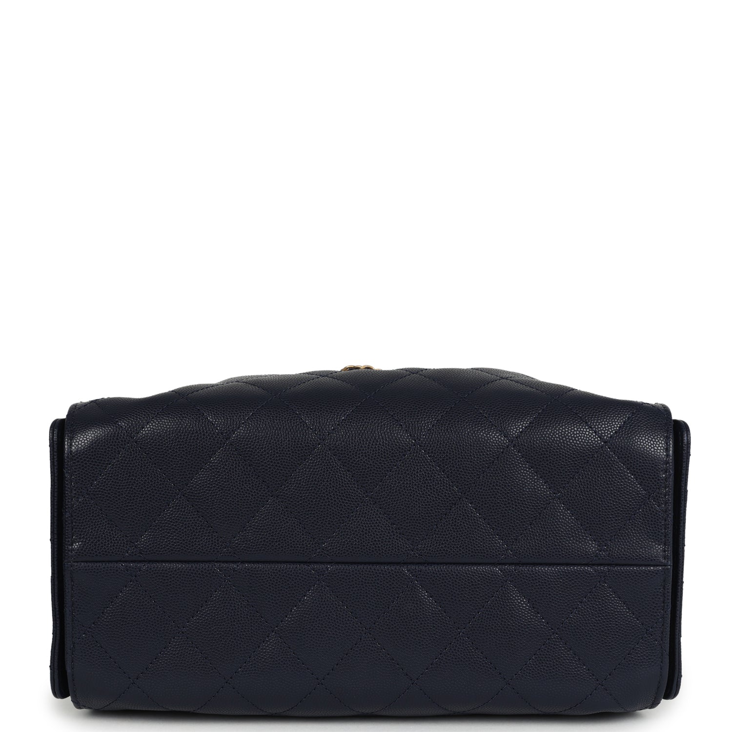 Chanel Small 25 Hobo Bag Dark Navy Caviar Antique Gold Hardware