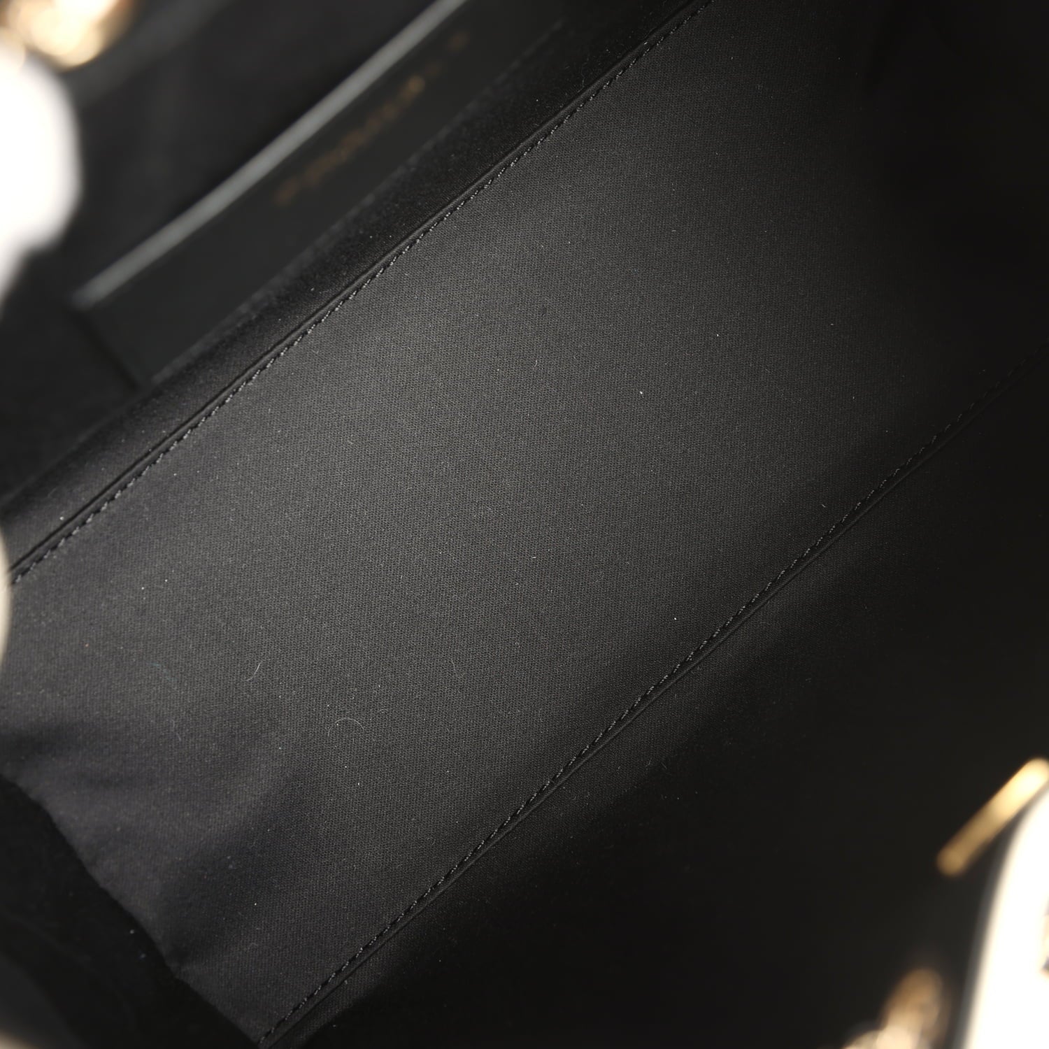 Chanel Small 25 Hobo Bag Black and White Calfskin Light Gold Hardware