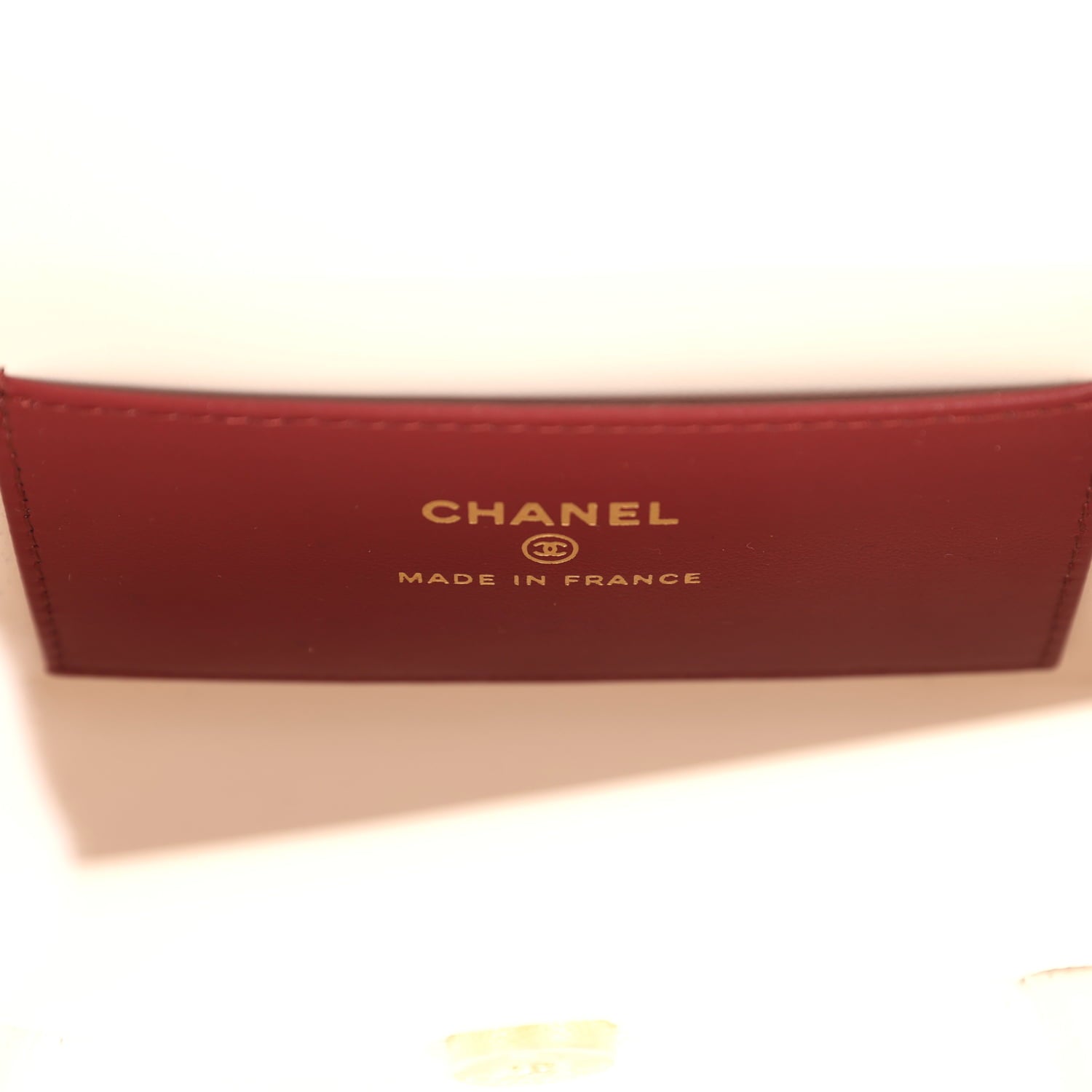 Chanel Mini Preppy Coco Clutch with Straps White Shiny Caviar Brushed Gold Hardware