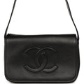 Chanel CC Messenger Bag Black Lambskin Gold Hardware