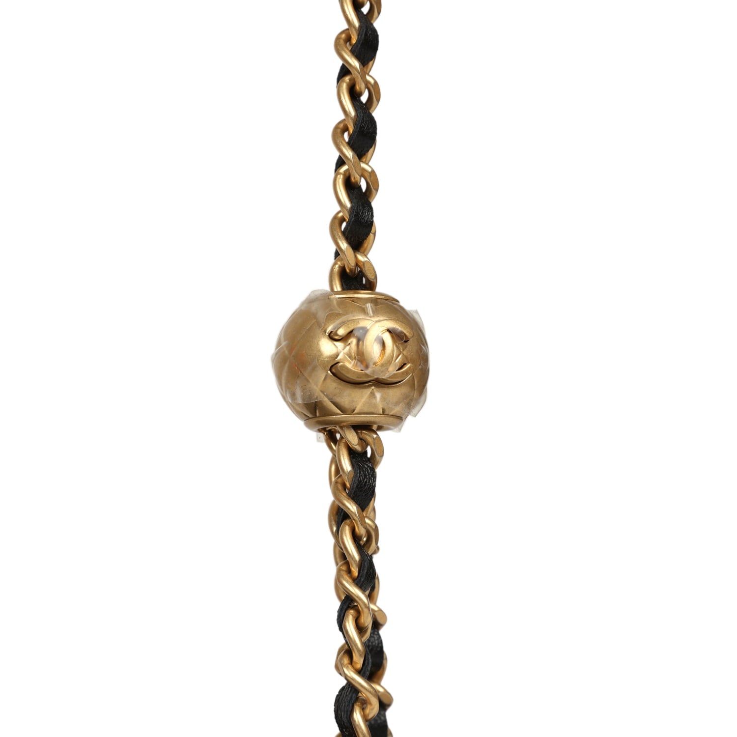 Chanel Small Pearl Crush Vanity Case Black Lambskin Brushed Gold Hardware