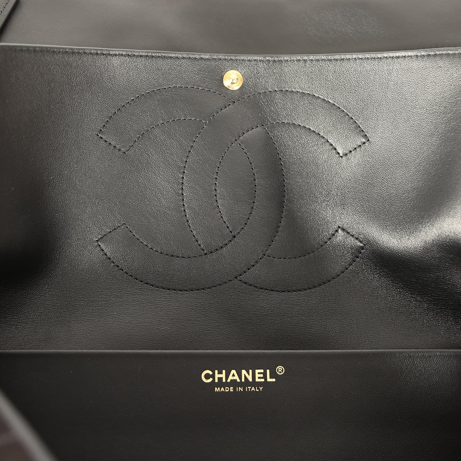 Chanel Maxi "Souplissimo" Small Flap Bag Black Suede Gold Hardware