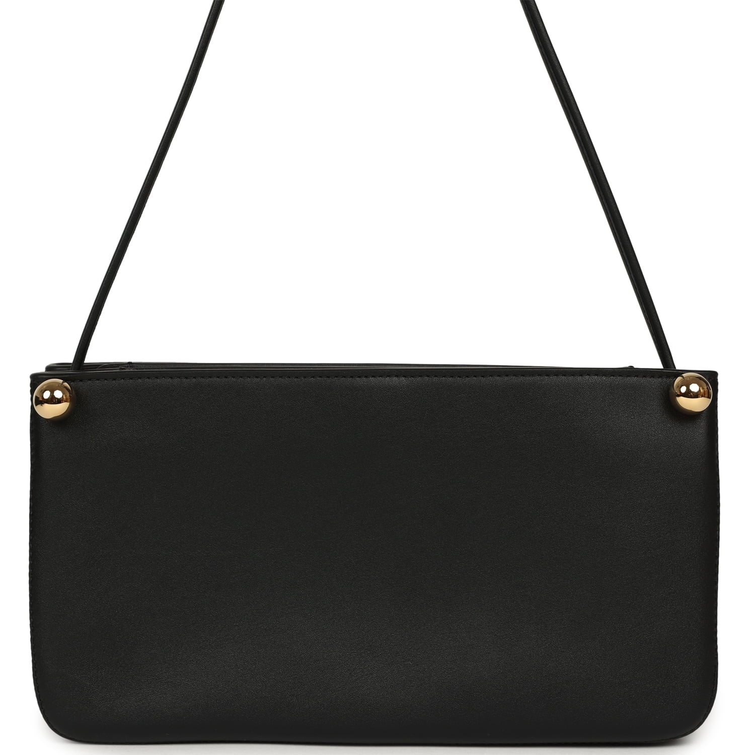 Chanel "Chic Studs" Clutch Bag Black Lambskin Gold Hardware
