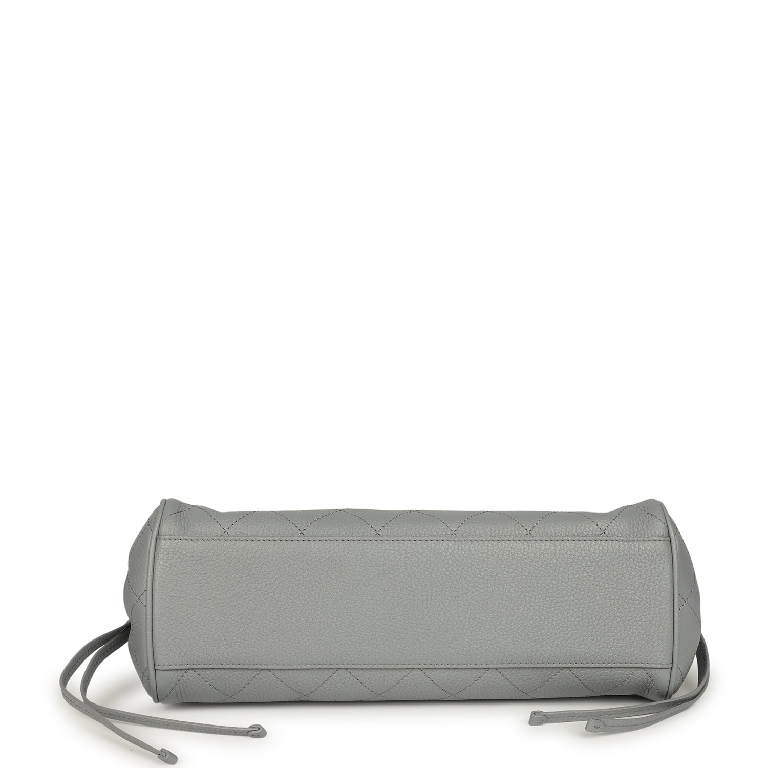 Chanel Small "Urban Essential" East West Shopping Tote Light Grey Caviar Gold Hardware