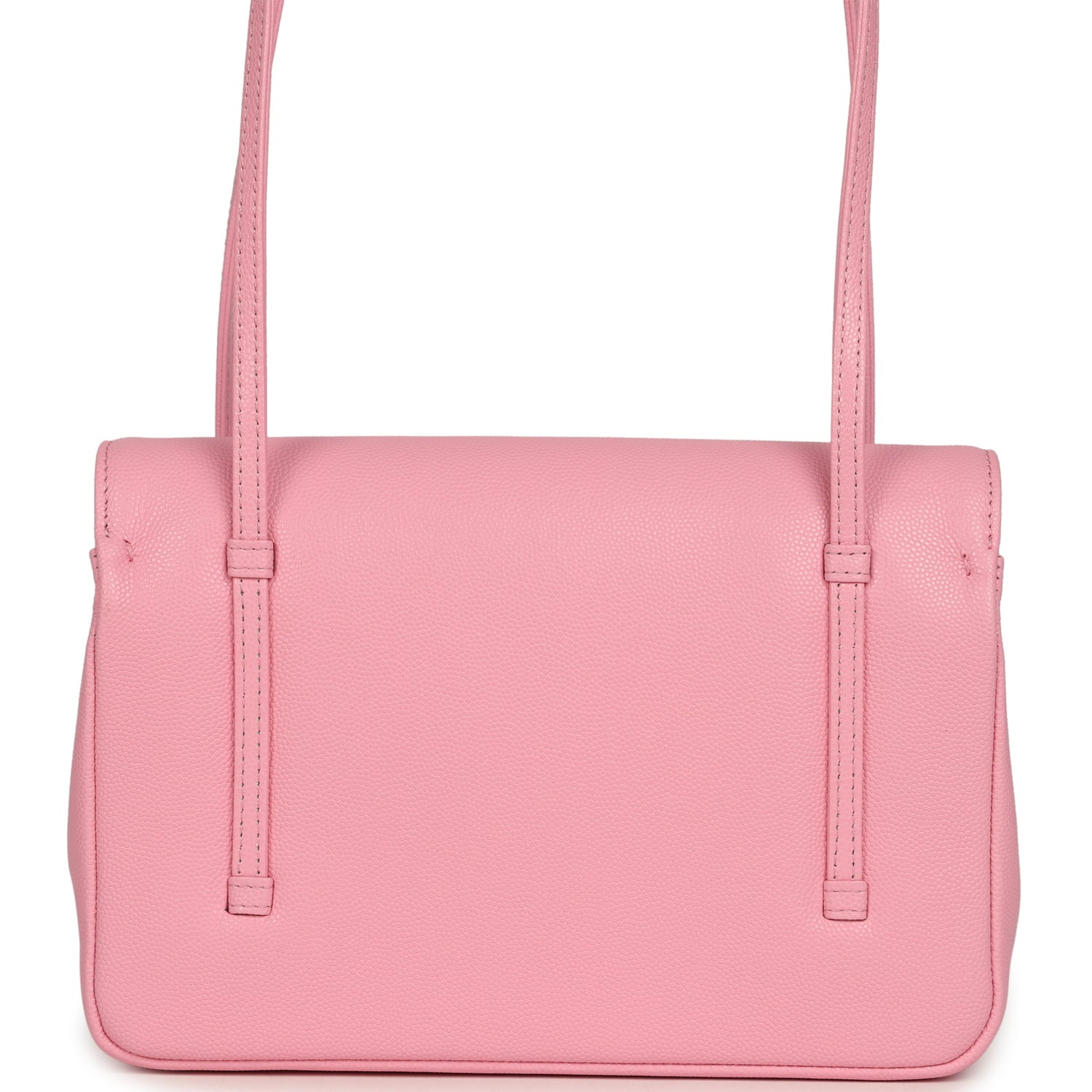 Chanel Small Preppy Coco Flap Bag Pink Shiny Caviar Brushed Gold Hardware