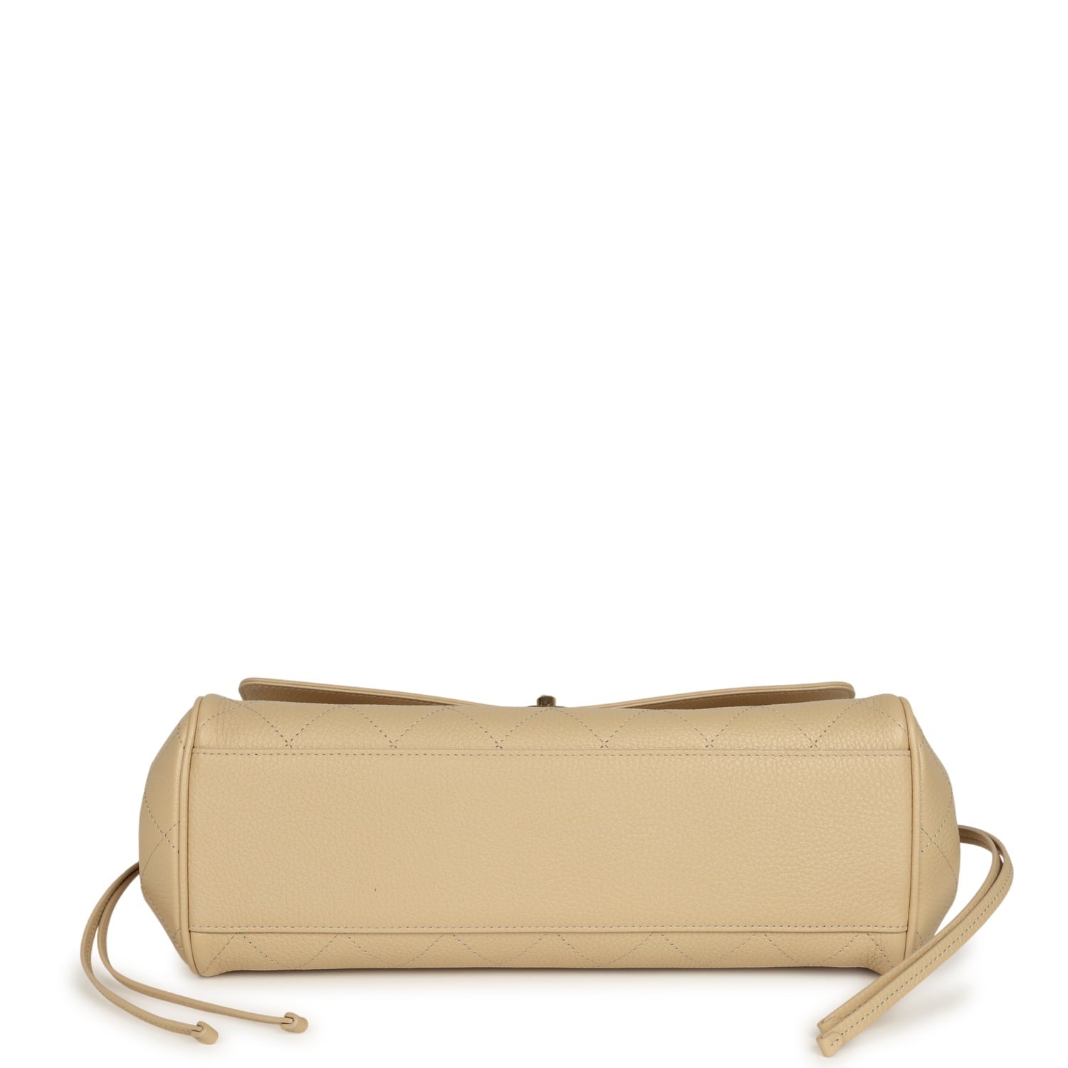 Chanel Small "Urban Essential" East West Shopping Tote Light Beige Caviar Gold Hardware