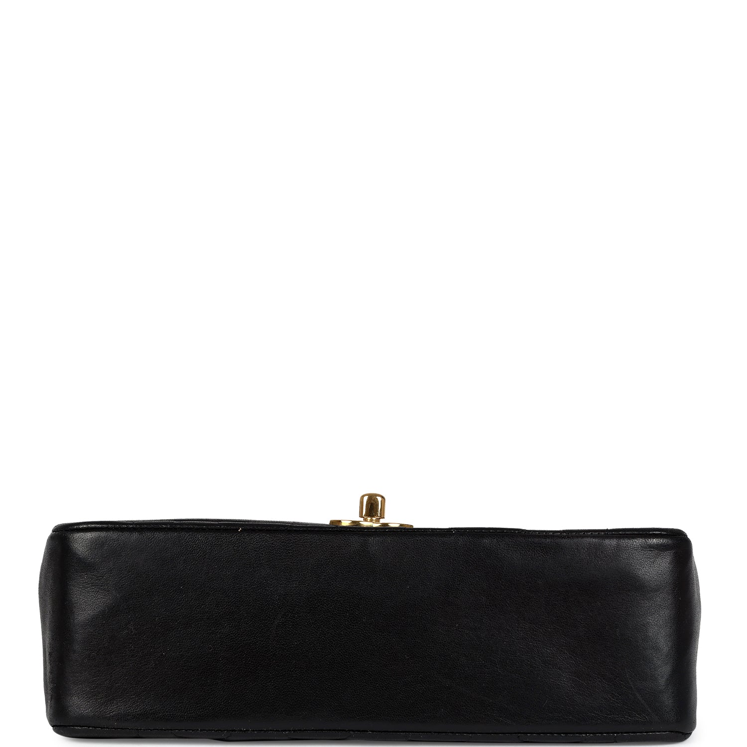 Vintage Chanel Small Diana Flap Bag Black Lambskin Gold Hardware