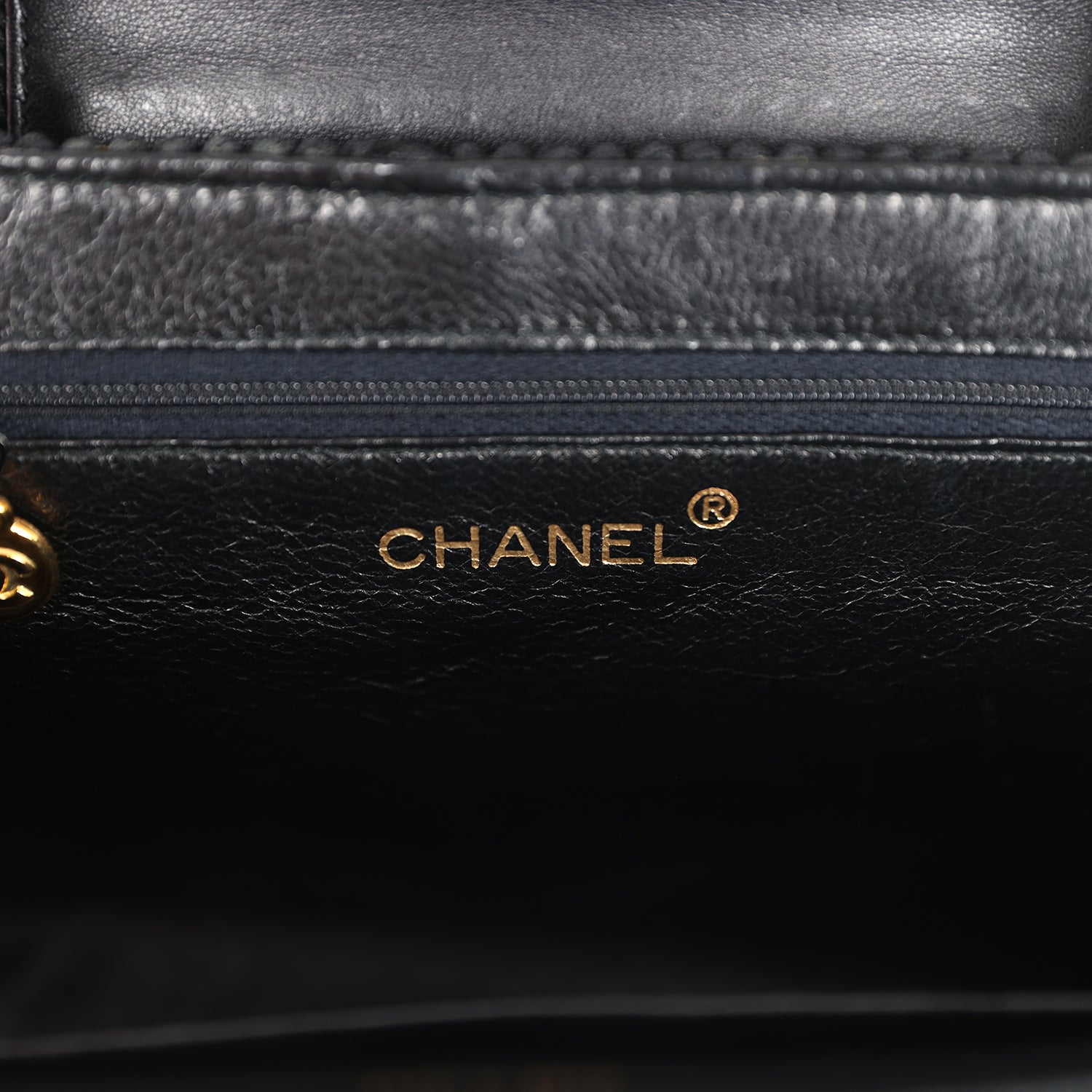 Vintage Chanel Large Kelly Rope Black Woven Gold Hardware
