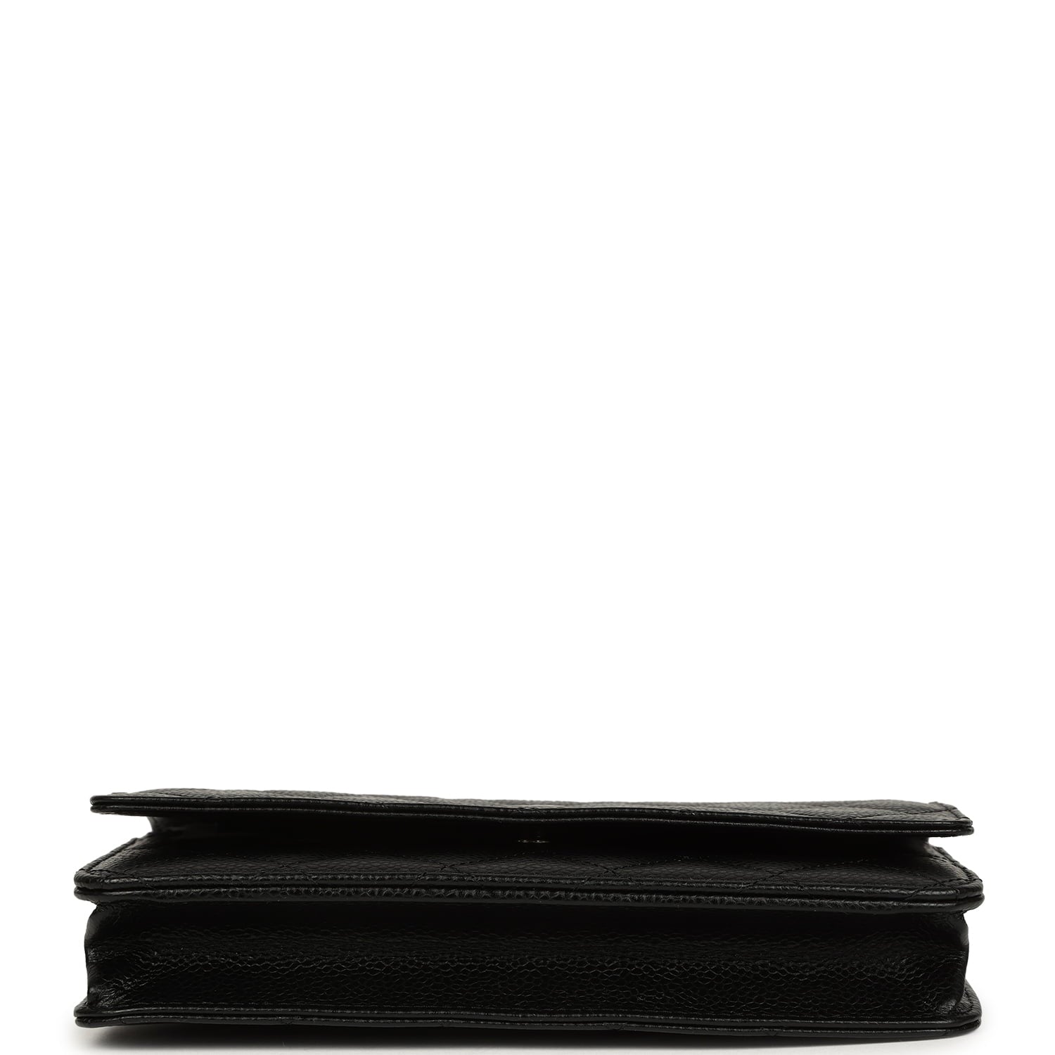 Chanel Wallet On Chain WOC Black Caviar Silver Hardware