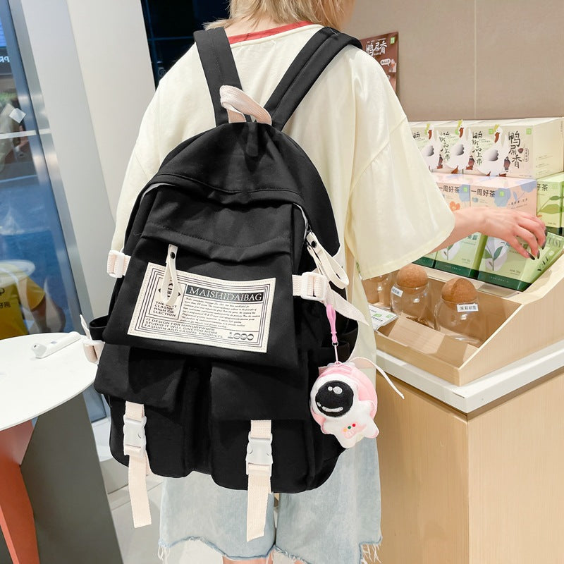 New Fashionable Backpack for Junior High School Students, College Students, Girls ZK411
