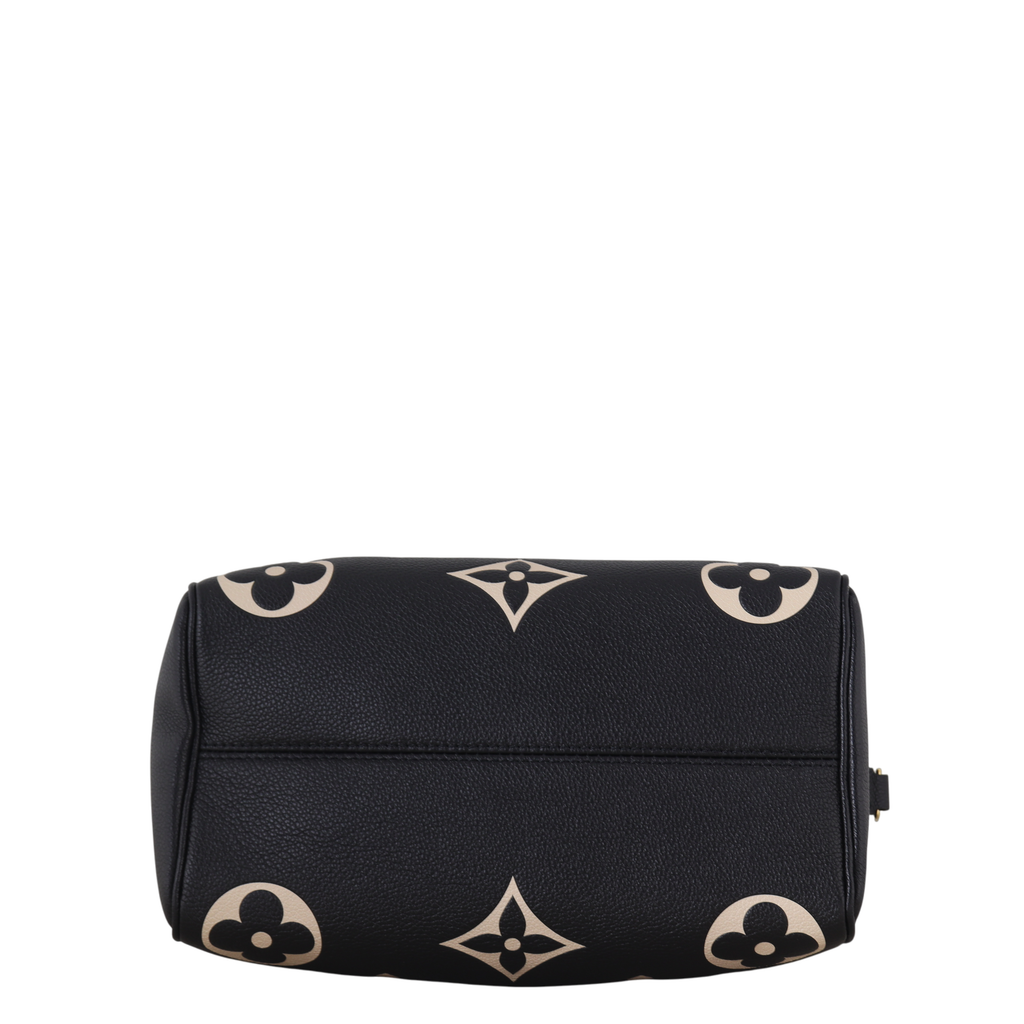 Louis Vuitton Speedy 25 Bandouliere Monogram Empreinte Giant Bicolour
