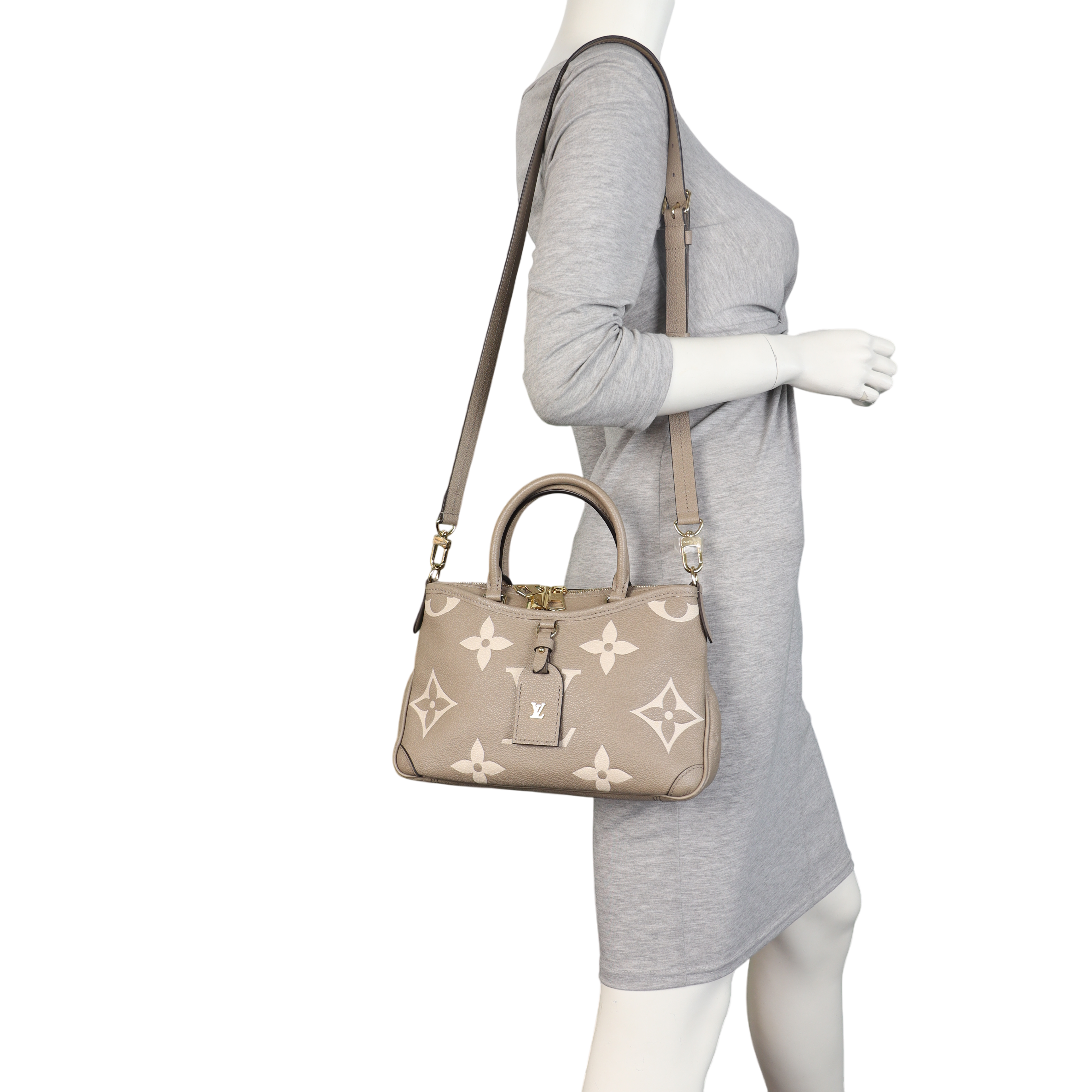 Louis Vuitton Trianon PM Monogram Empreinte Giant Bicolour