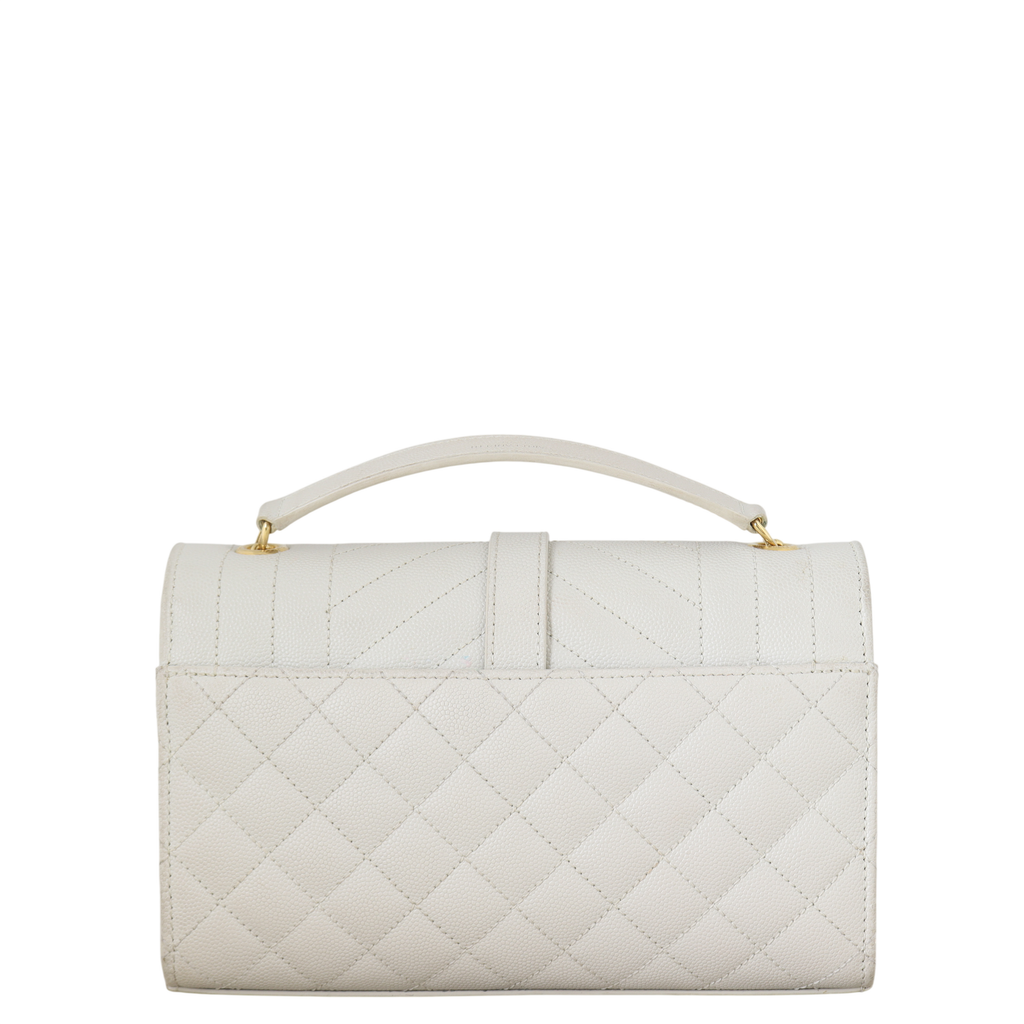 Saint Laurent Monogram Mix Matelasse Envelope Chain Bag Small