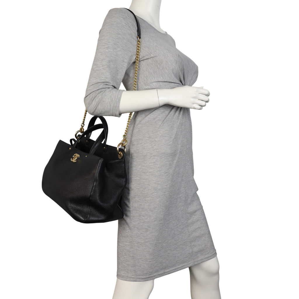 Chanel Caviar Shopping Tote Large