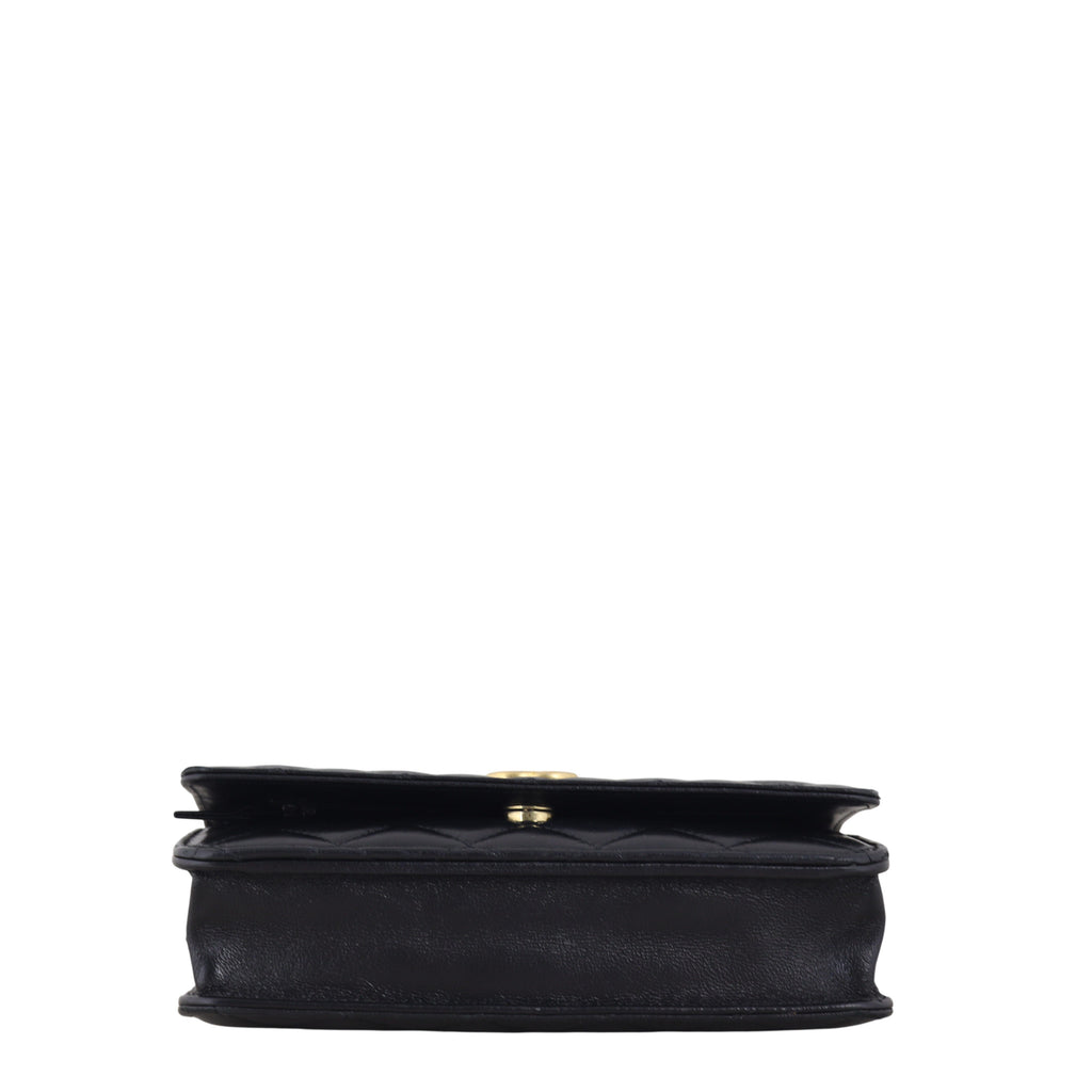 Chanel Logo Top Handle Wallet on Chain