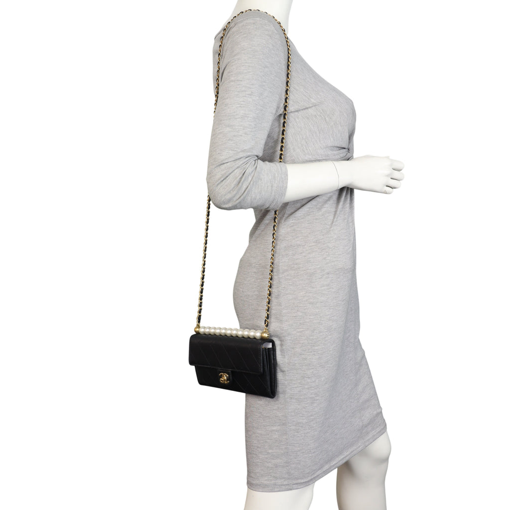 Chanel Chic Pearls Long Wallet on Chain
