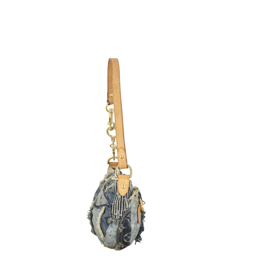 Louis Vuitton Pouchy Monogram Denim Patchwork
