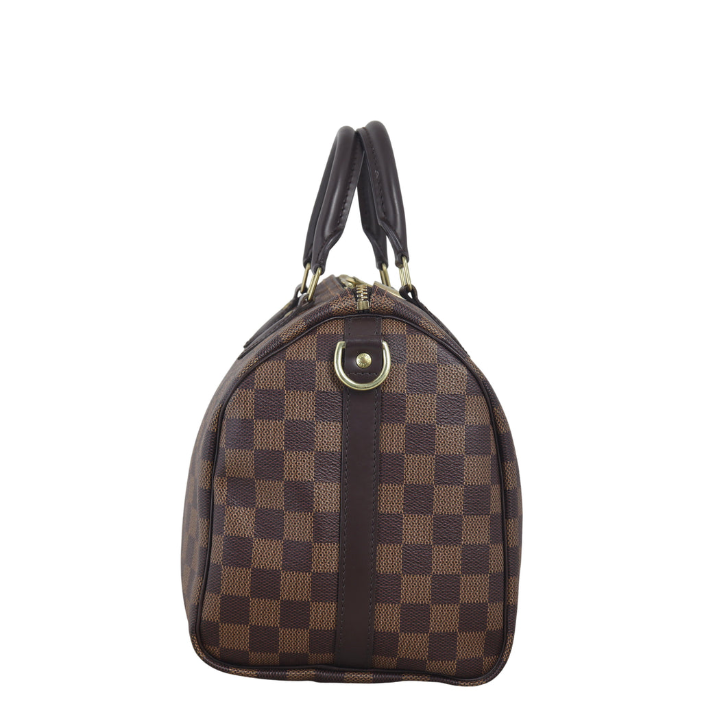 Louis Vuitton Speedy 30 Bandouliere Damier Ebene