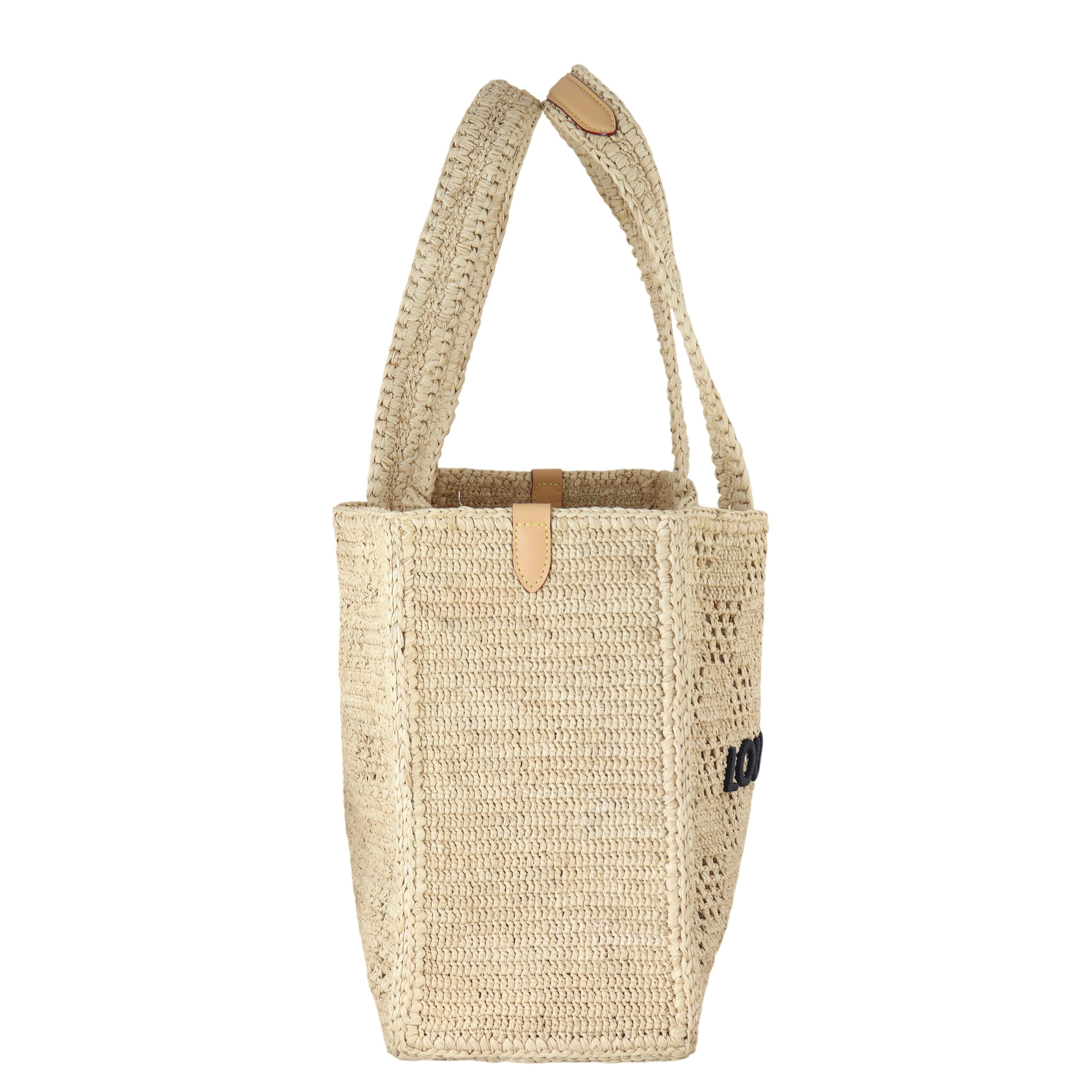 Louis Vuitton Summer Shopper Tote MM Raffia