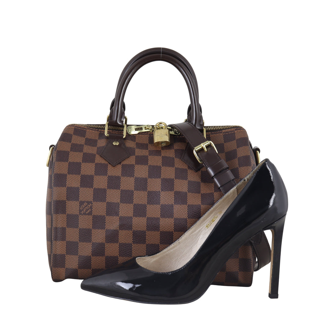 Louis Vuitton Speedy 25 Bandouliere Damier Ebene