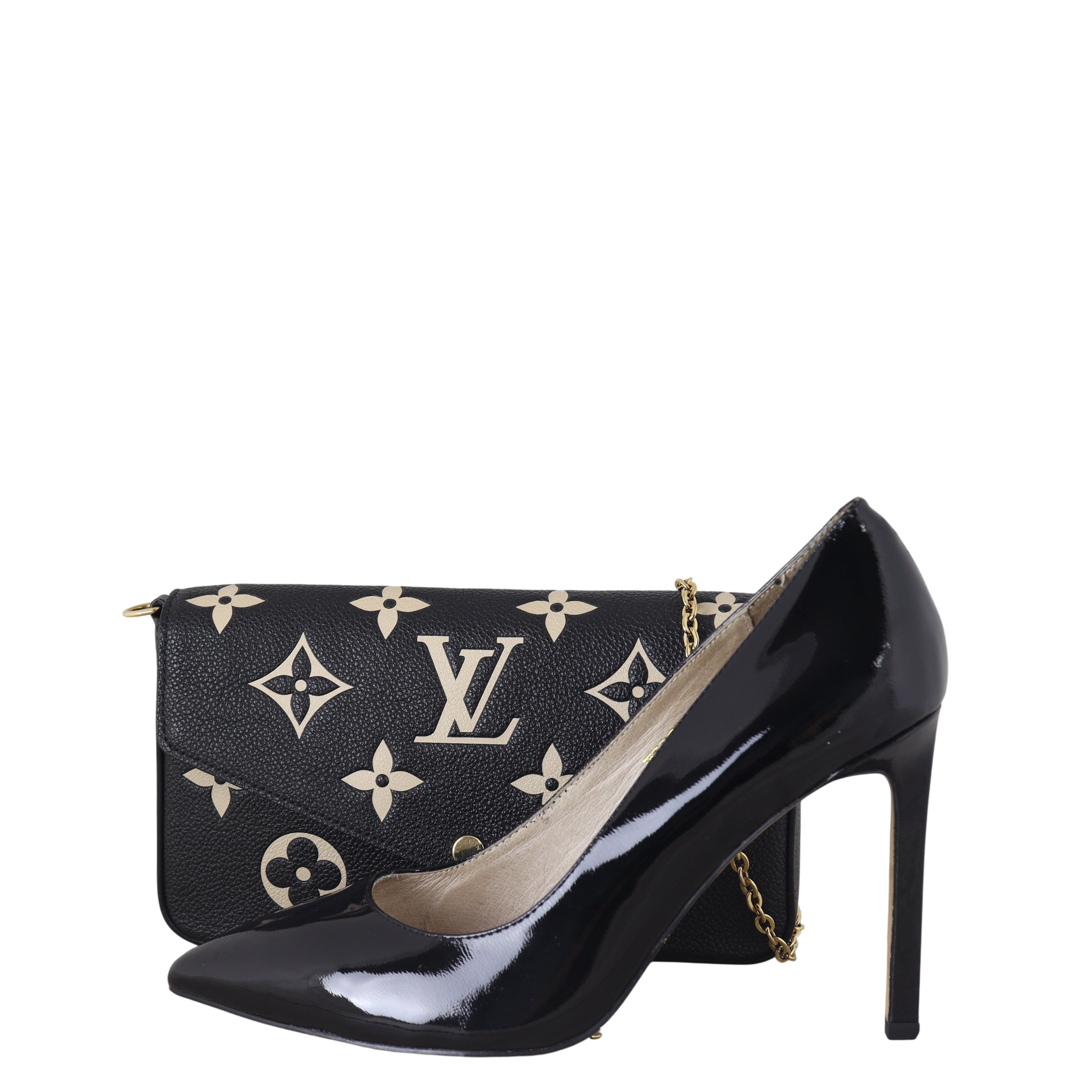 Louis Vuitton Pochette Felicie Monogram Empreinte Giant Bicolour